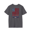 Never Waver USA Unisex Softstyle T-Shirt - Never Waver