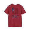 Never Waver USA Unisex Softstyle T-Shirt - Never Waver