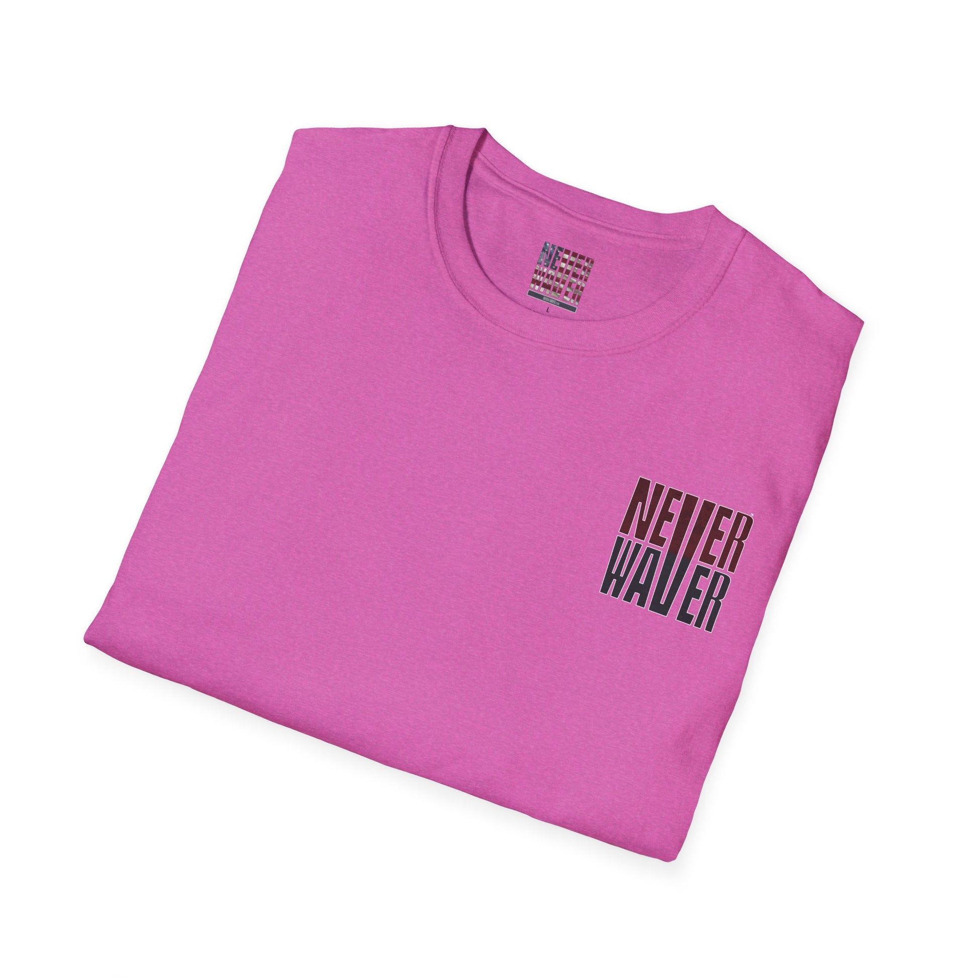 Arizona Fans Never Waver Unisex Softstyle T-Shirt - Never Waver