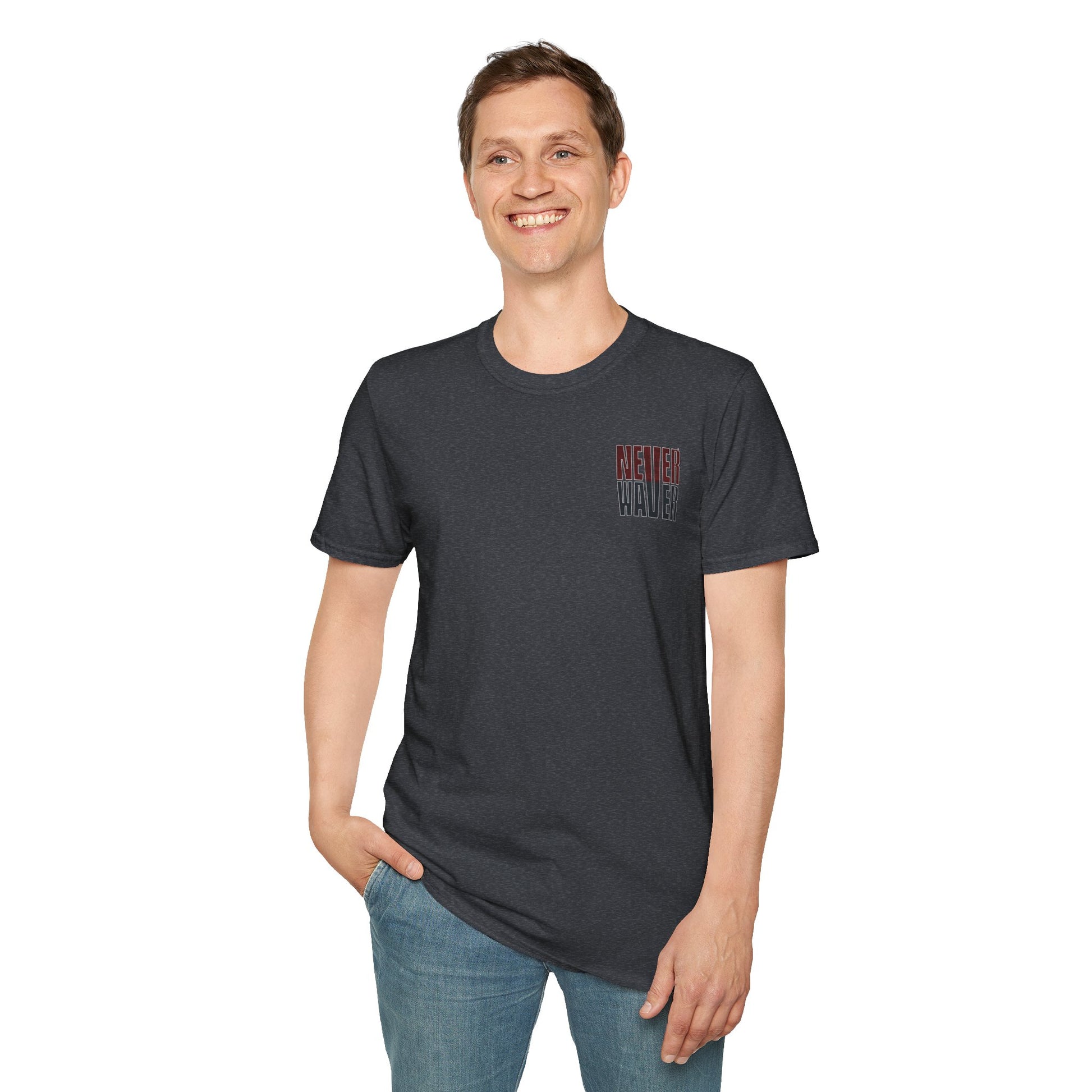 Arizona Fans Never Waver Unisex Softstyle T-Shirt - Never Waver