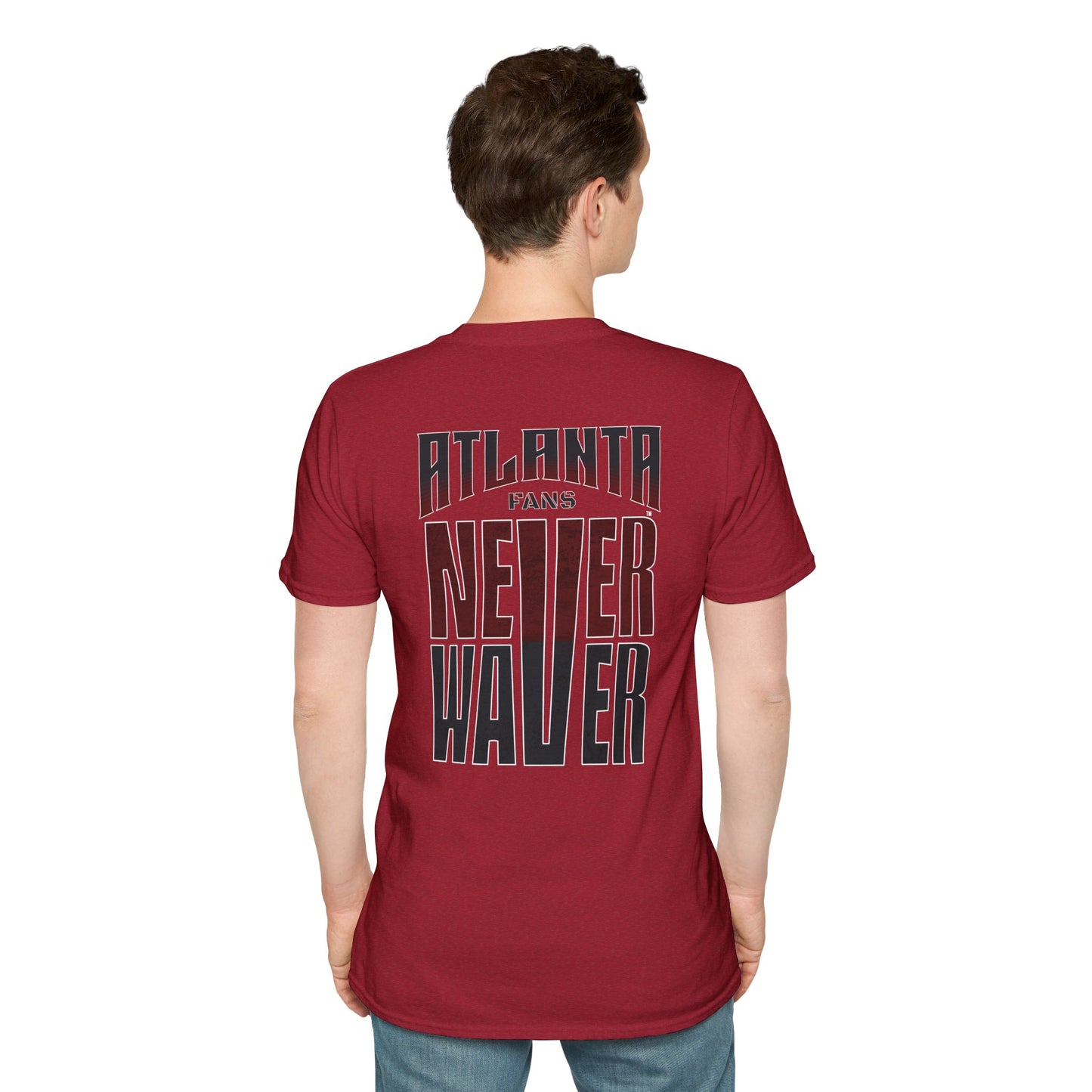 Atlanta Fans Never Waver Unisex Softstyle T-Shirt - Never Waver