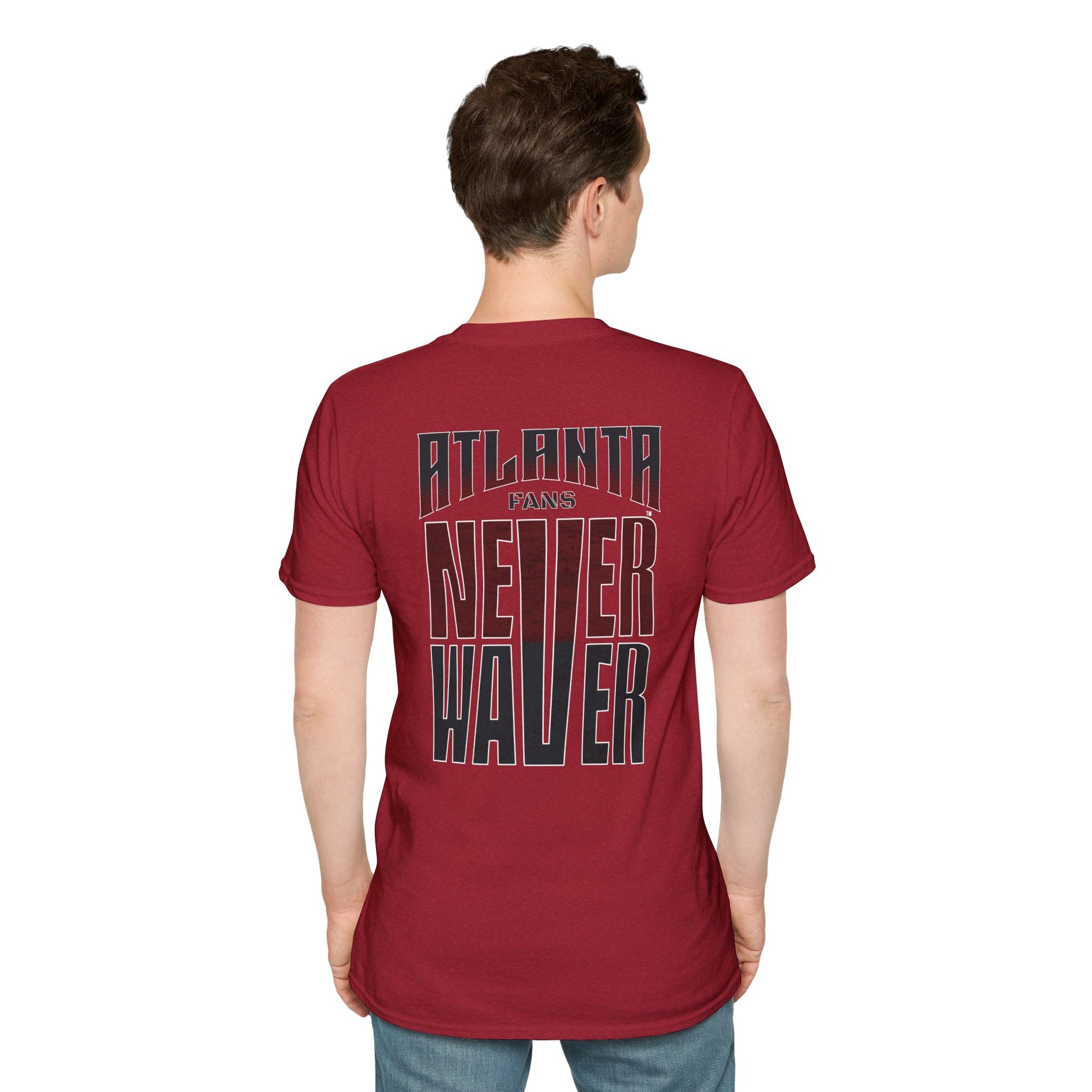 Atlanta Fans Never Waver Unisex Softstyle T-Shirt - Never Waver