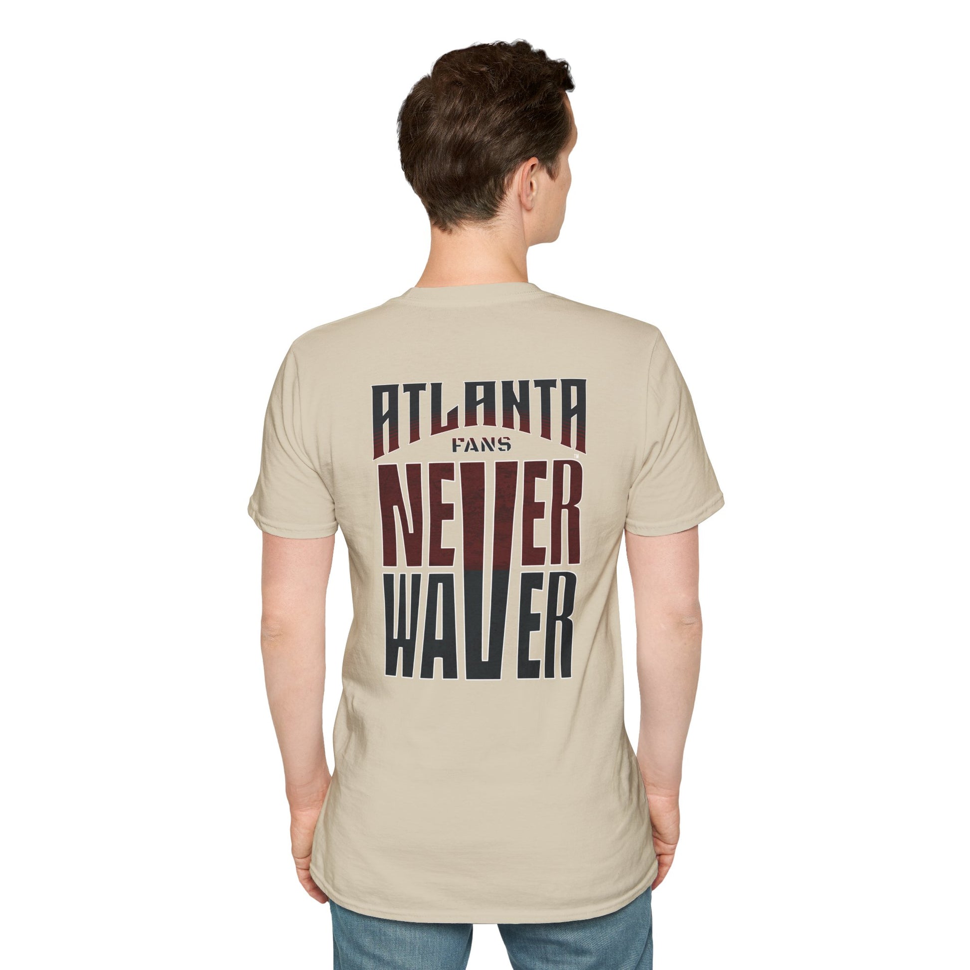 Atlanta Fans Never Waver Unisex Softstyle T-Shirt - Never Waver