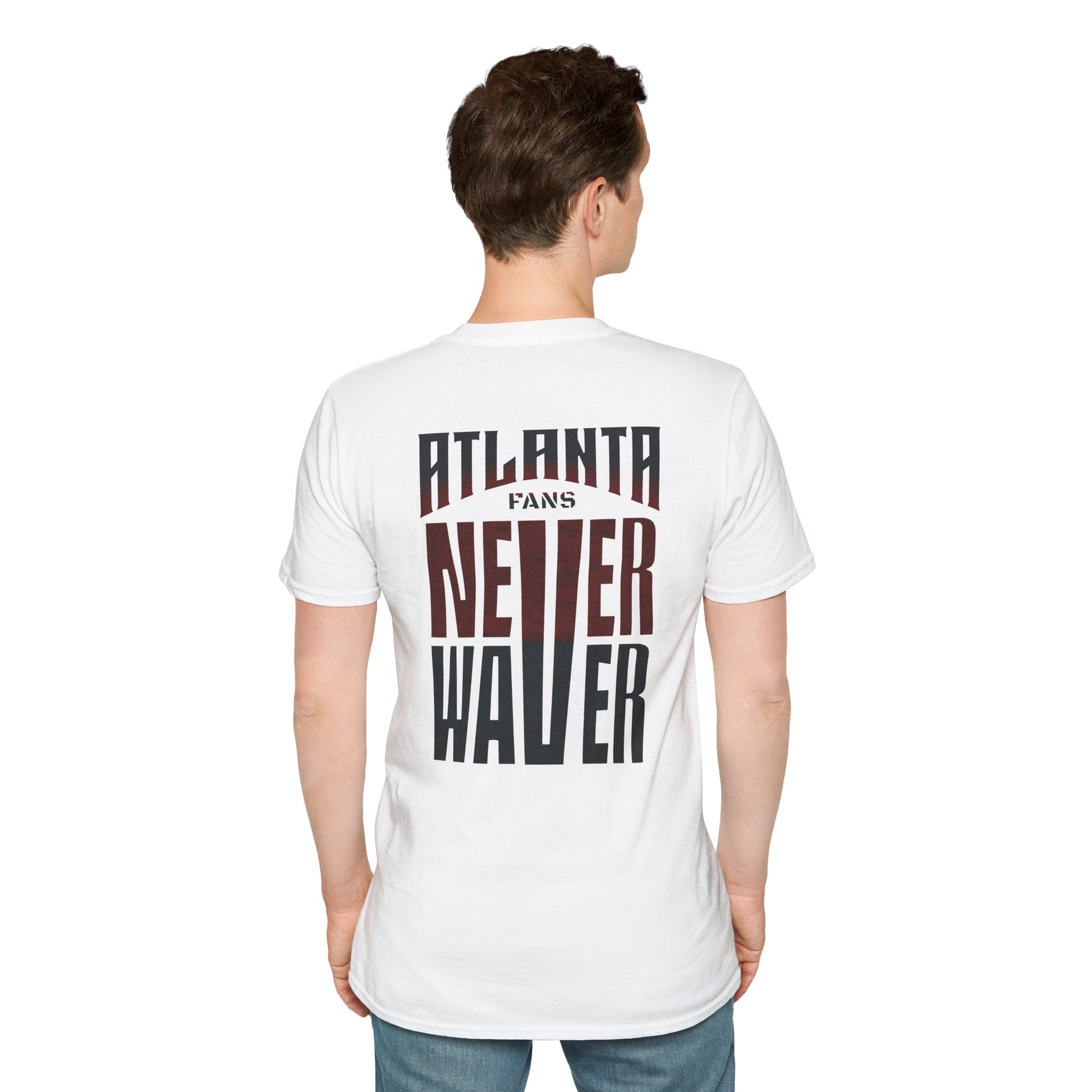 Atlanta Fans Never Waver Unisex Softstyle T-Shirt - Never Waver