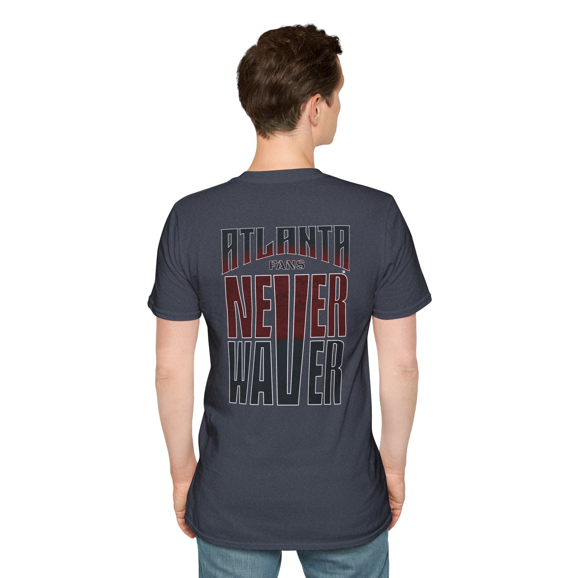 Atlanta Fans Never Waver Unisex Softstyle T-Shirt - Never Waver