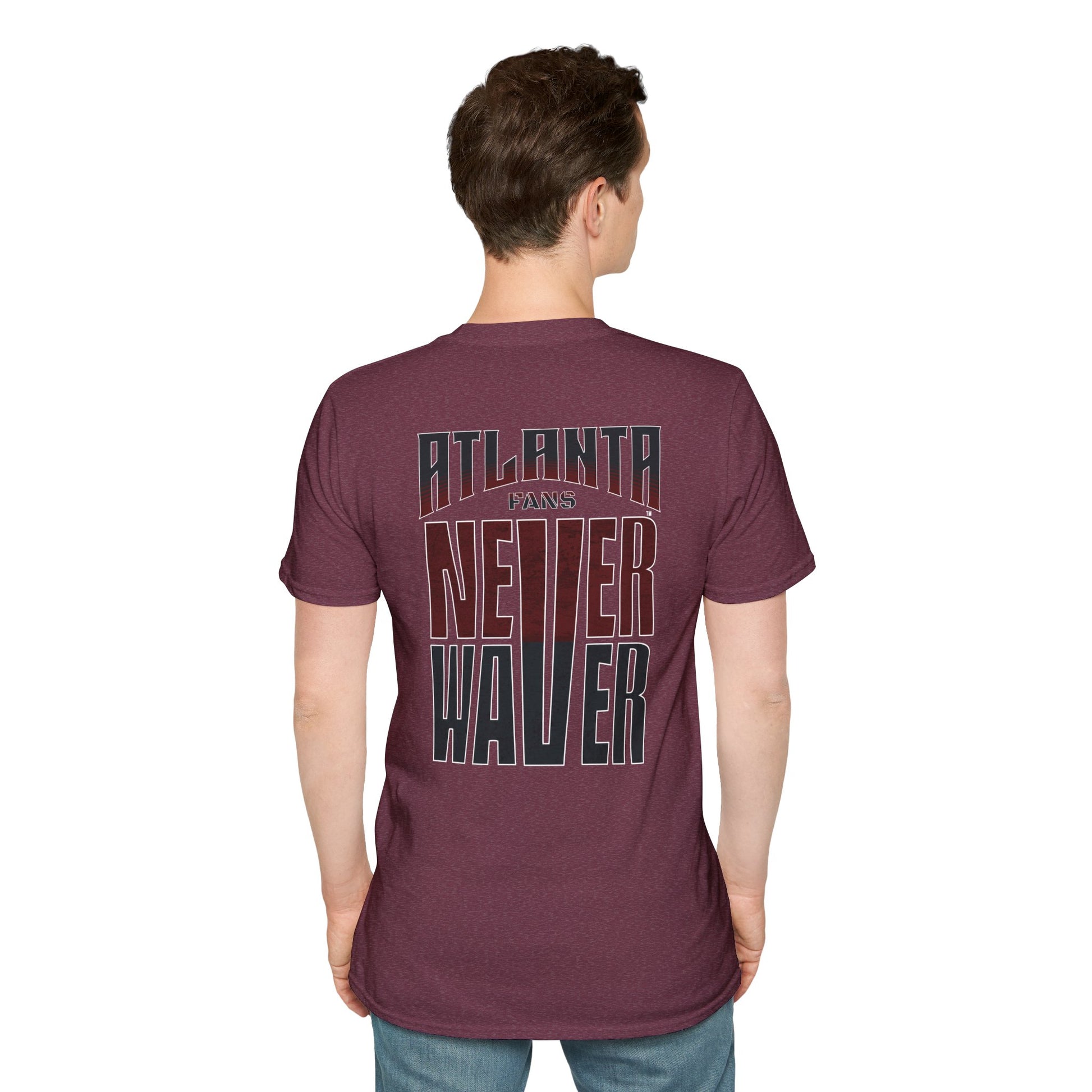 Atlanta Fans Never Waver Unisex Softstyle T-Shirt - Never Waver