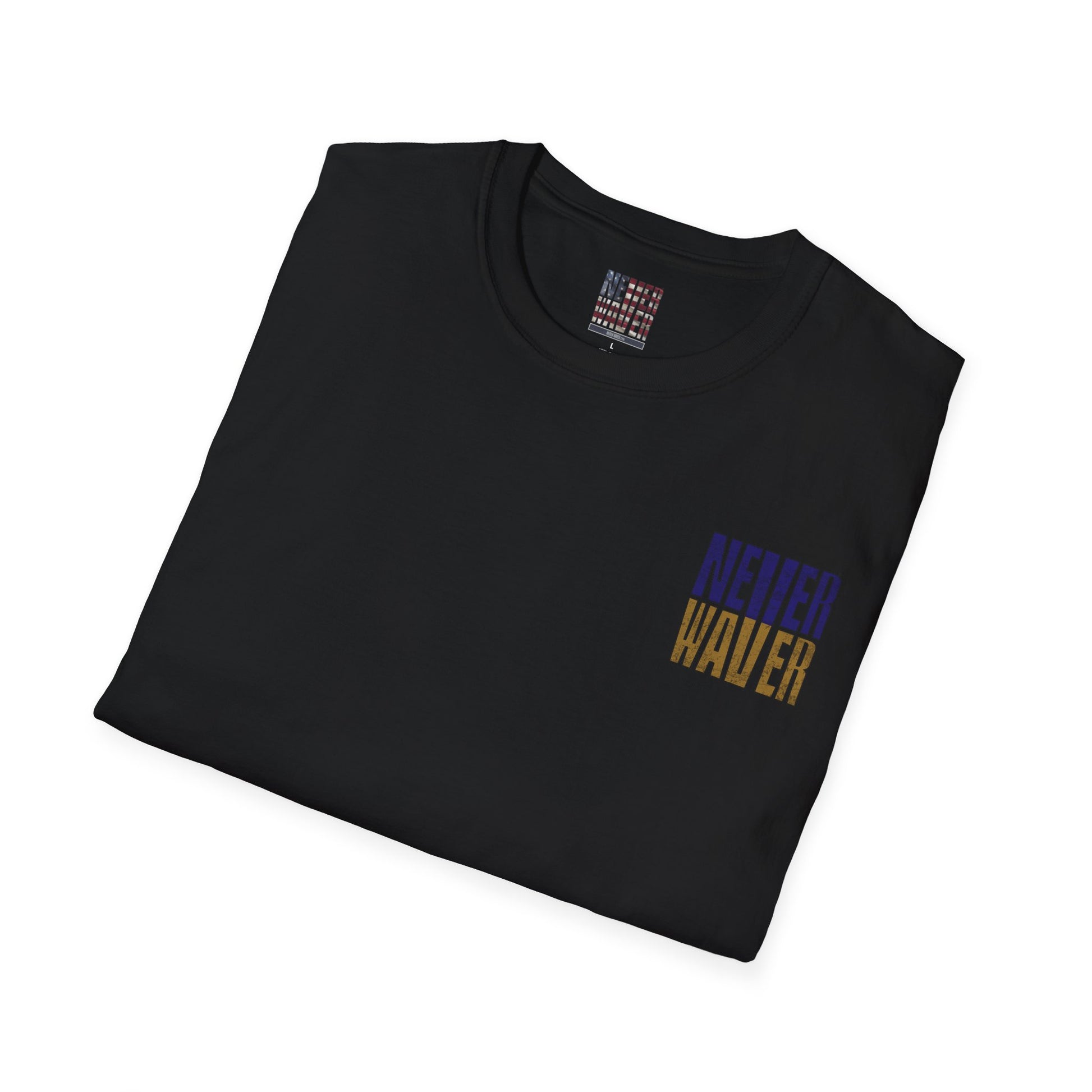 Baltimore Fans Never Waver Unisex Softstyle T-Shirt - Never Waver