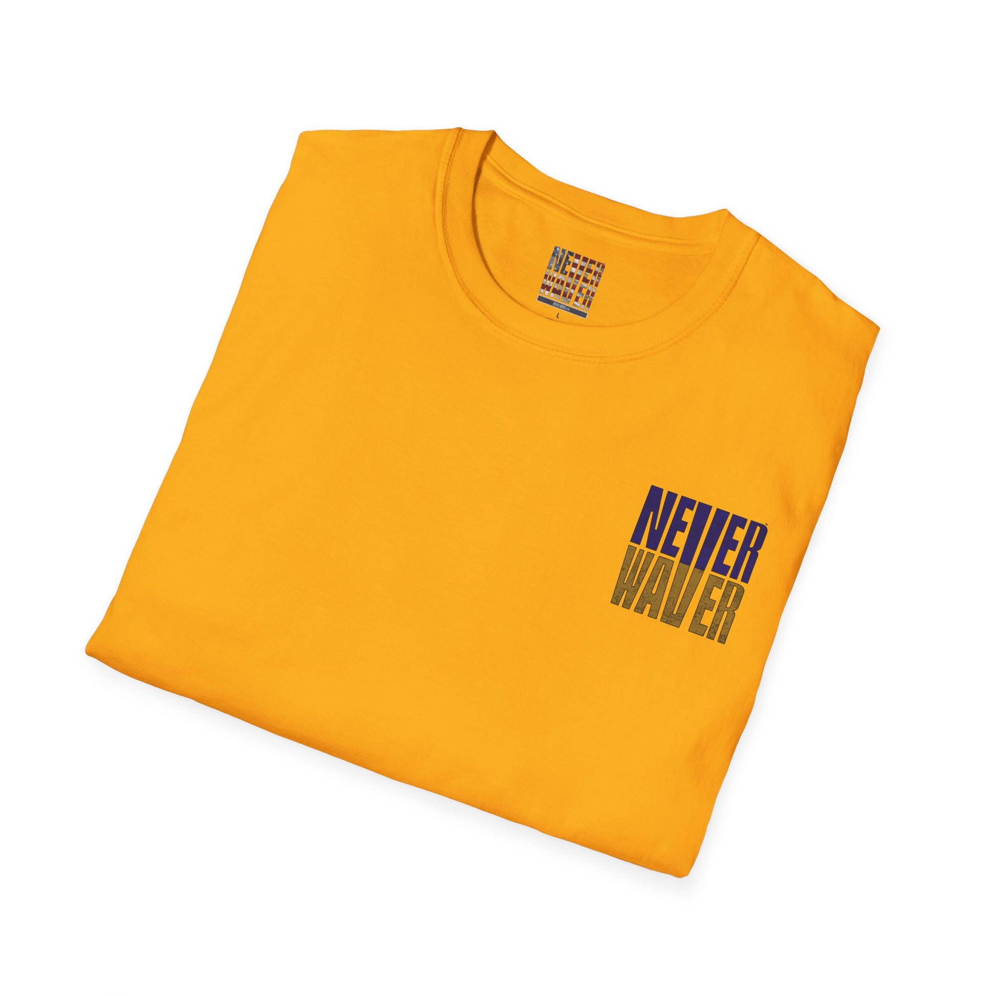 Baltimore Fans Never Waver Unisex Softstyle T-Shirt - Never Waver