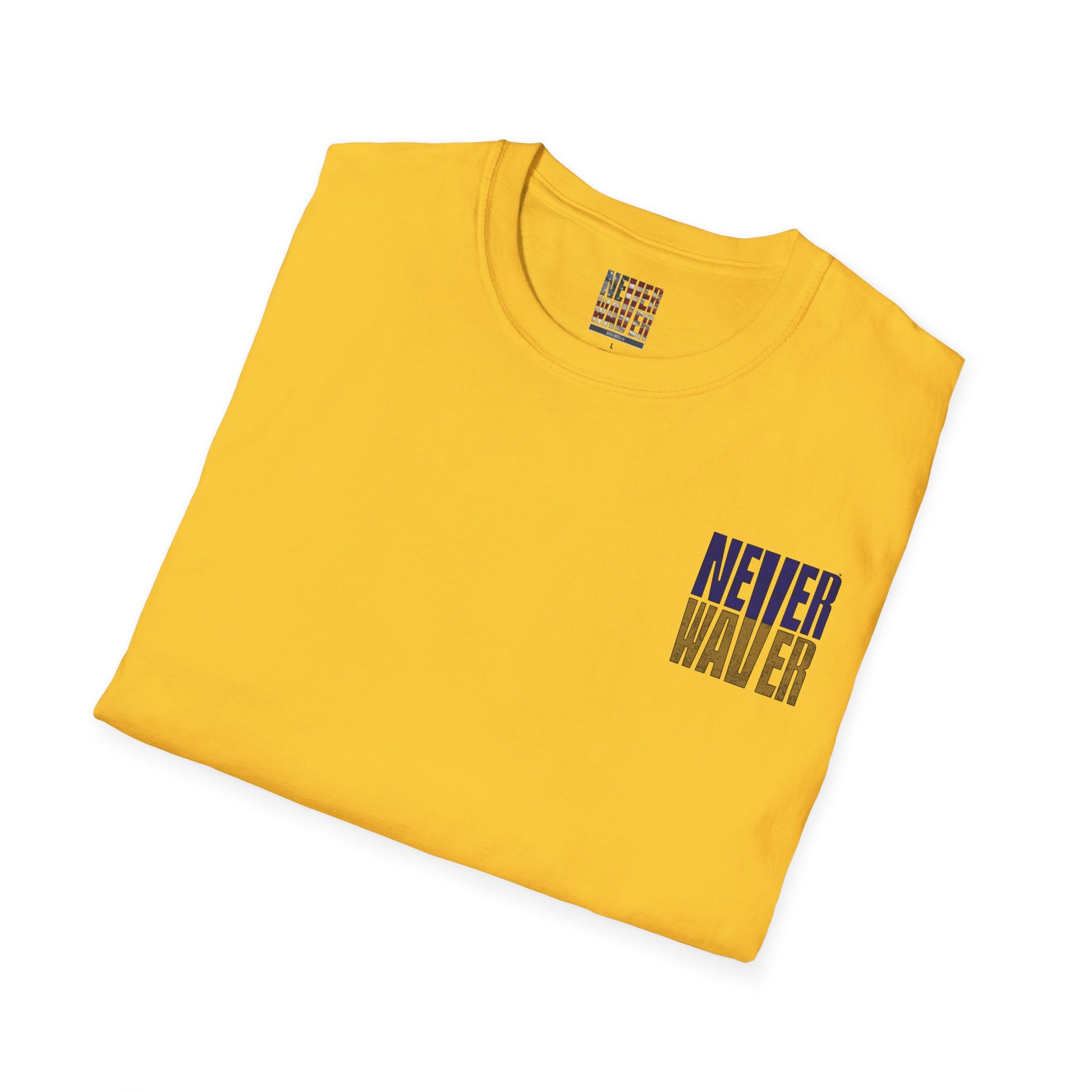 Baltimore Fans Never Waver Unisex Softstyle T-Shirt - Never Waver