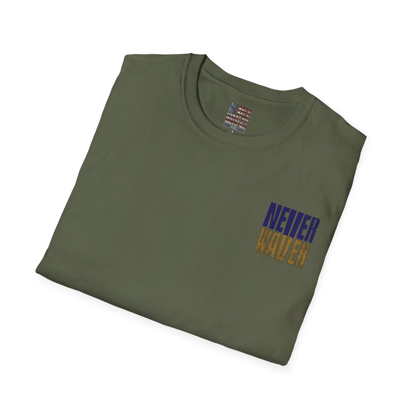 Baltimore Fans Never Waver Unisex Softstyle T-Shirt - Never Waver