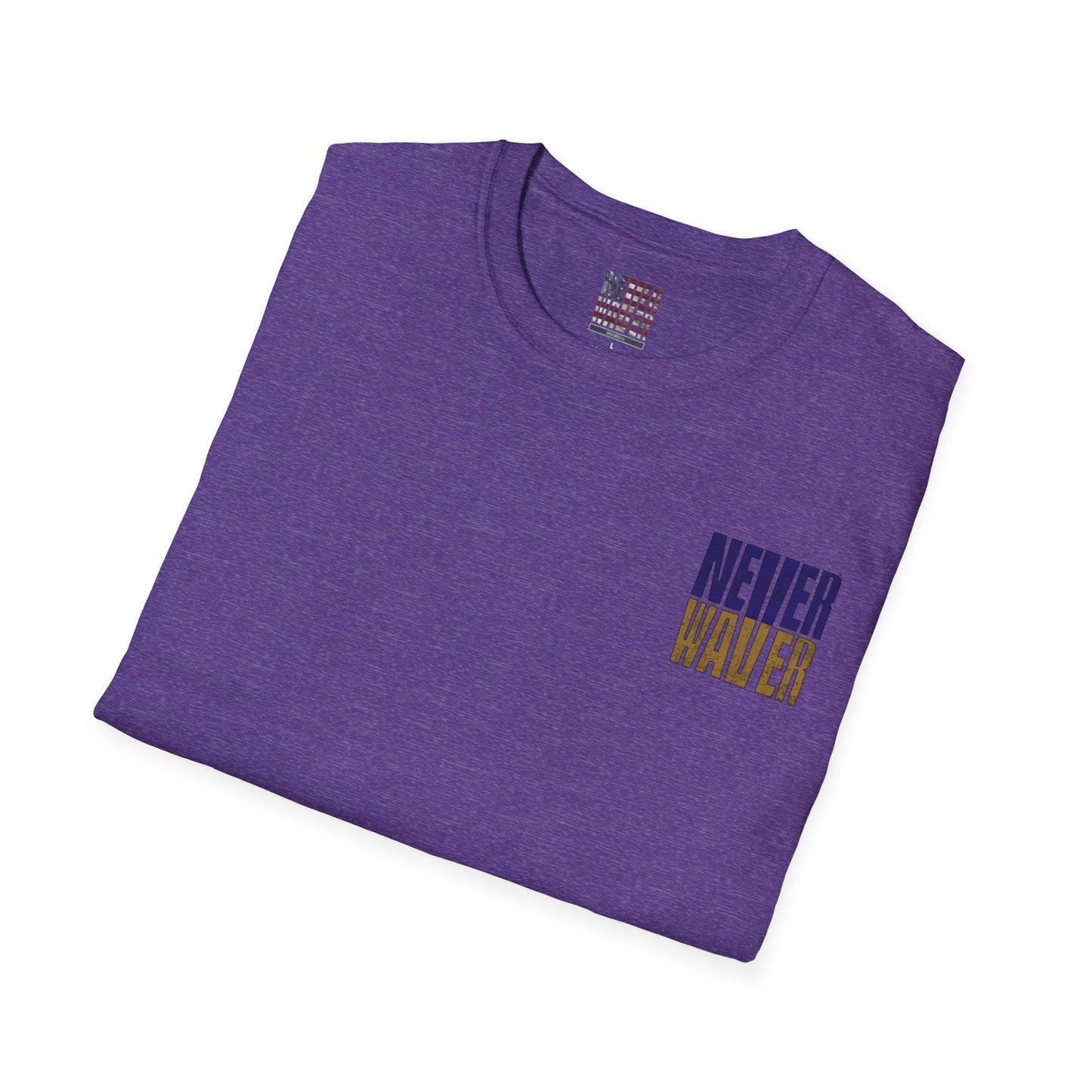 Baltimore Fans Never Waver Unisex Softstyle T-Shirt - Never Waver