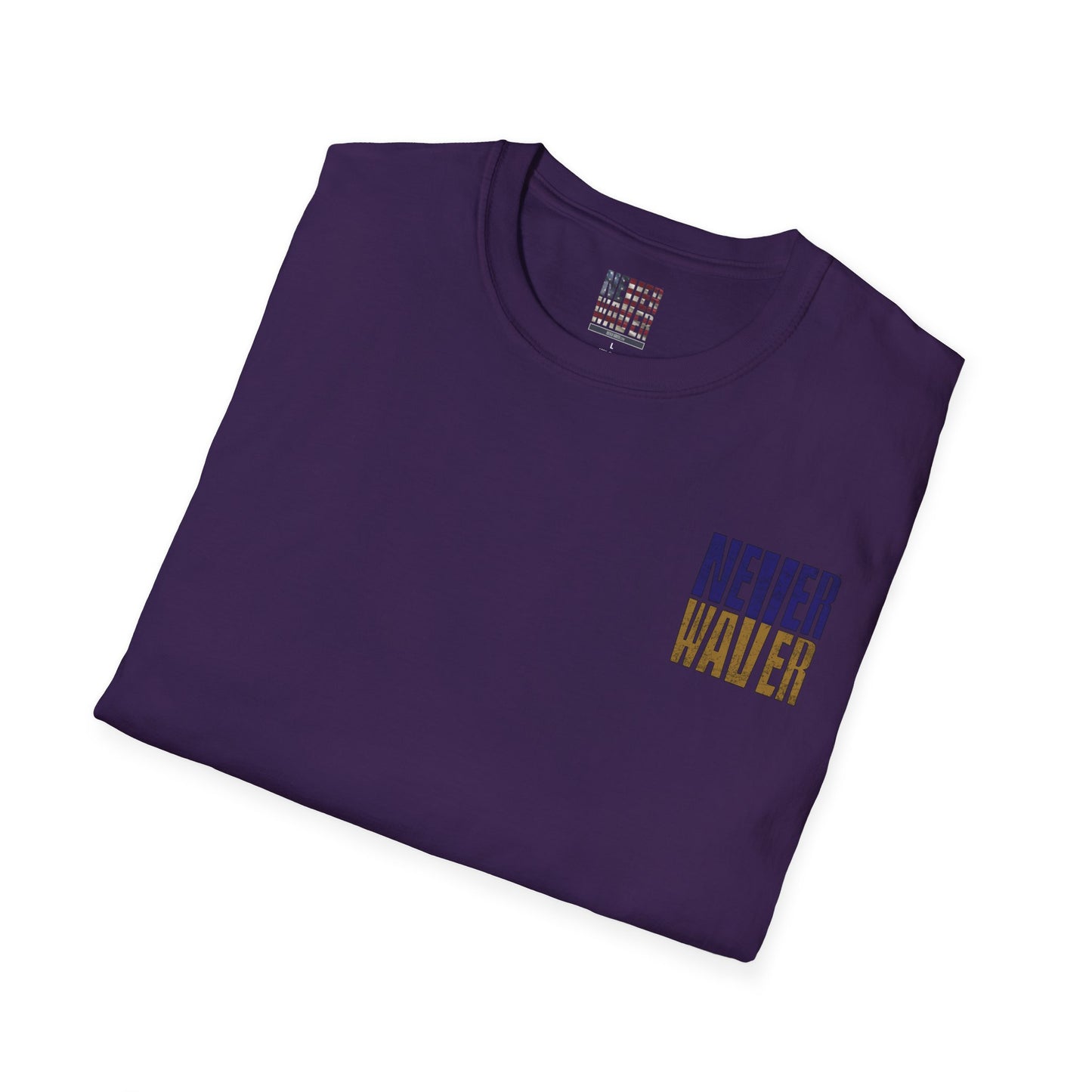 Baltimore Fans Never Waver Unisex Softstyle T-Shirt - Never Waver