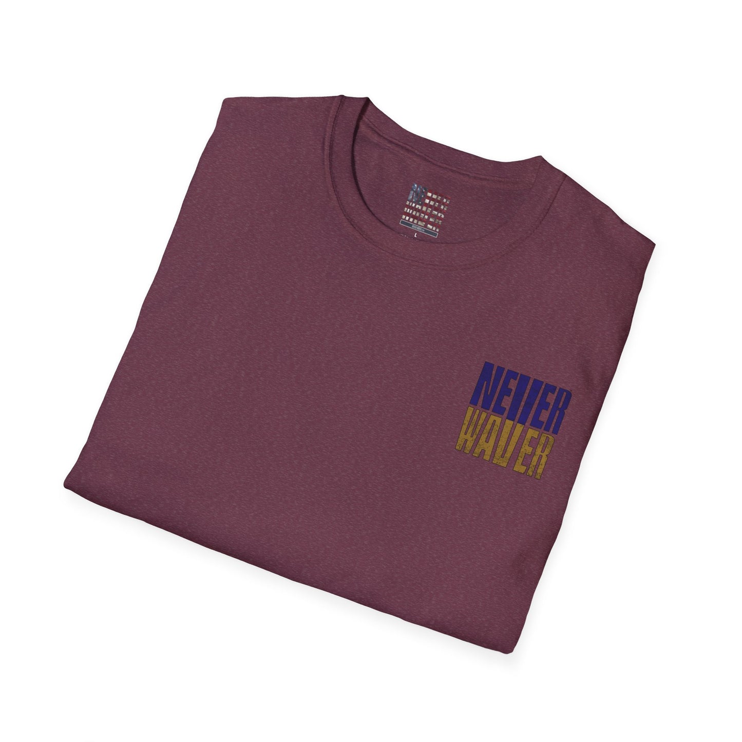 Baltimore Fans Never Waver Unisex Softstyle T-Shirt - Never Waver