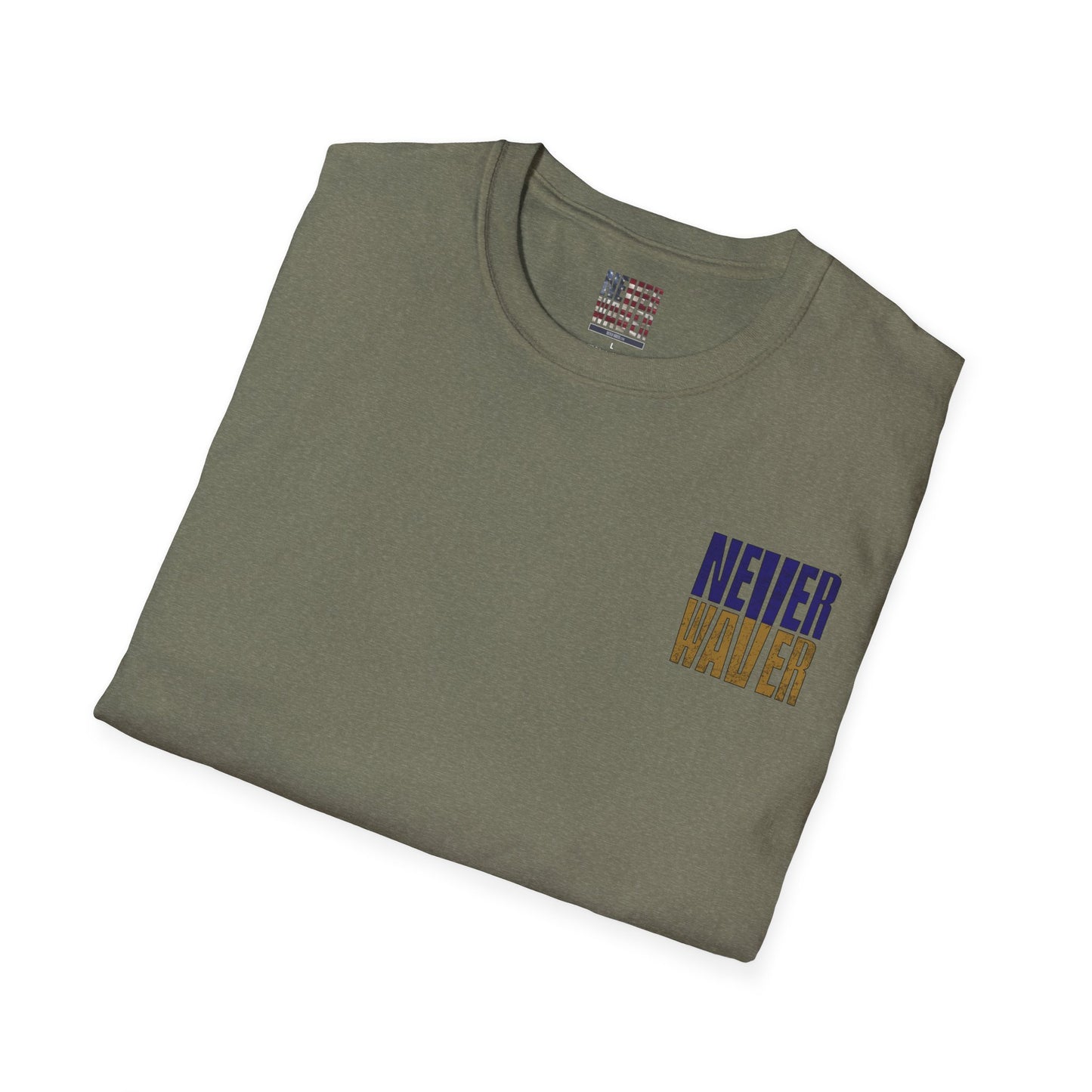 Baltimore Fans Never Waver Unisex Softstyle T-Shirt - Never Waver