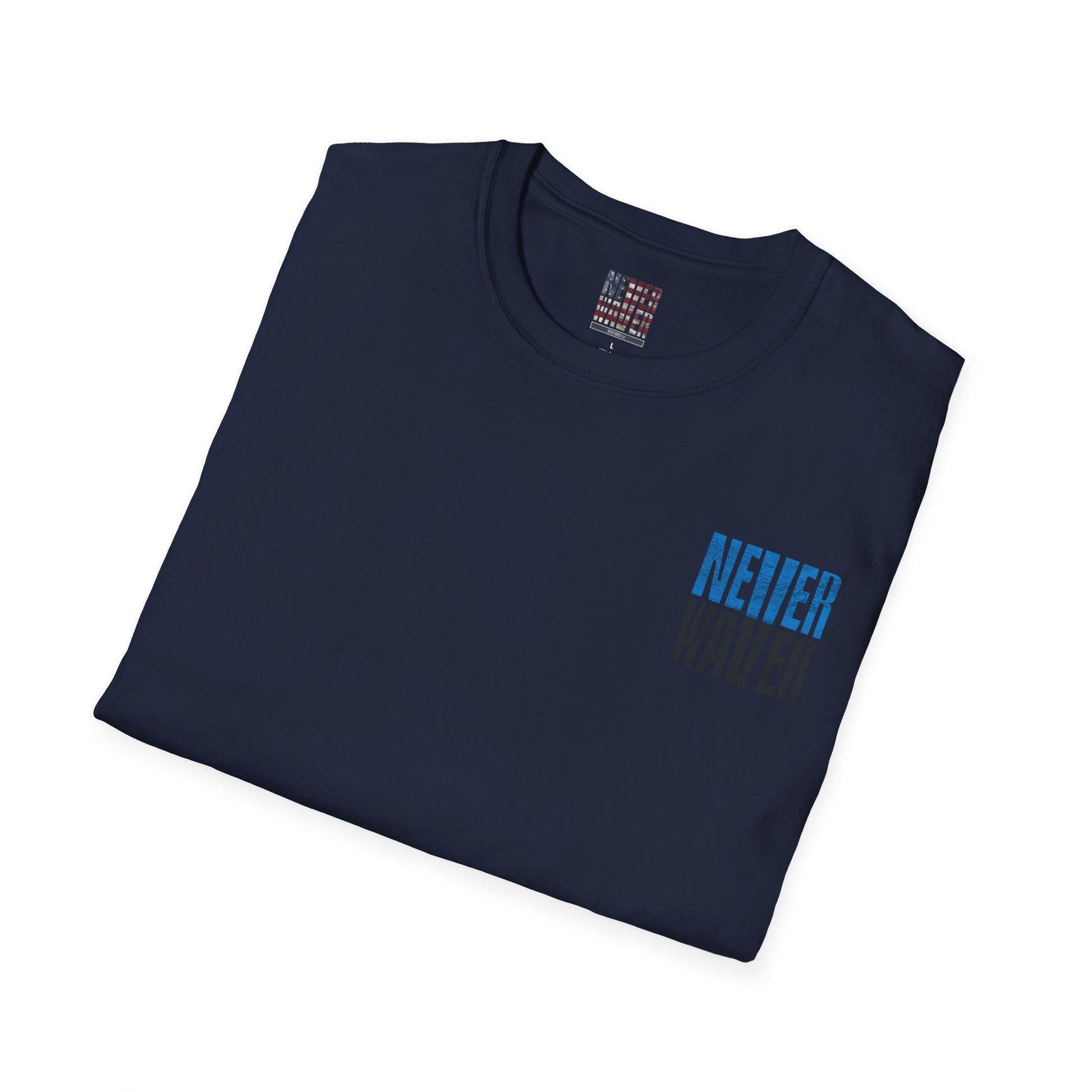 Carolina Fans Never Waver Unisex Softstyle T-Shirt - Never Waver