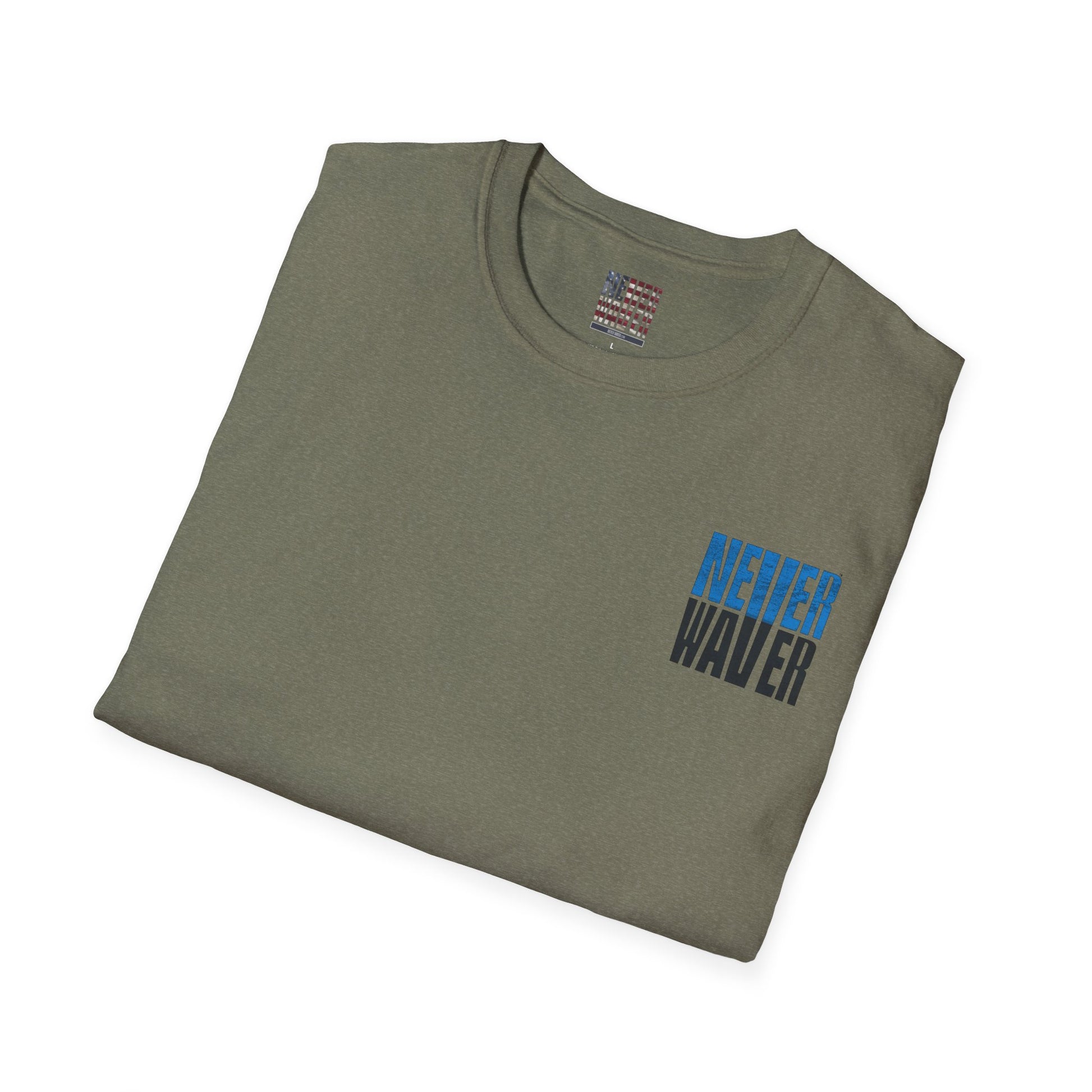 Carolina Fans Never Waver Unisex Softstyle T-Shirt - Never Waver
