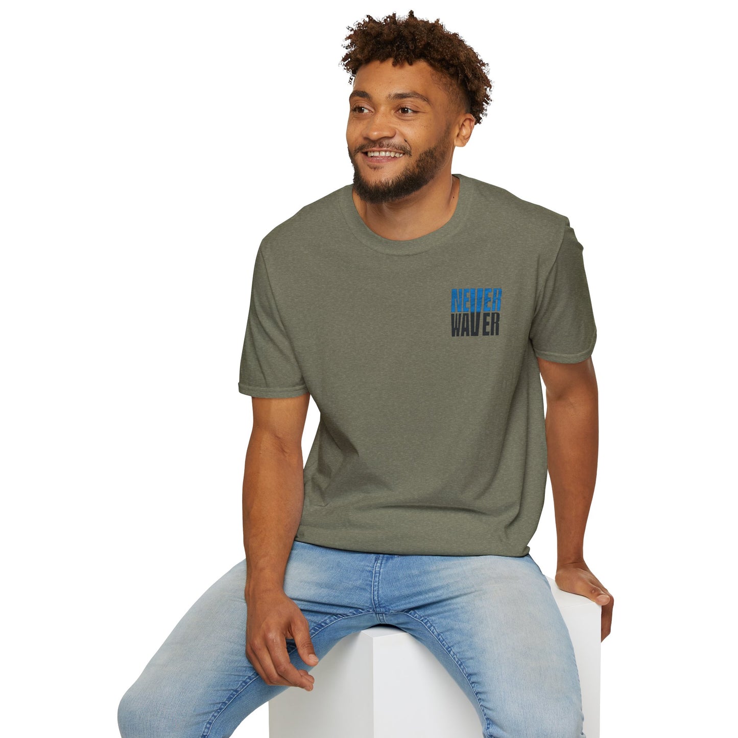 Carolina Fans Never Waver Unisex Softstyle T-Shirt - Never Waver