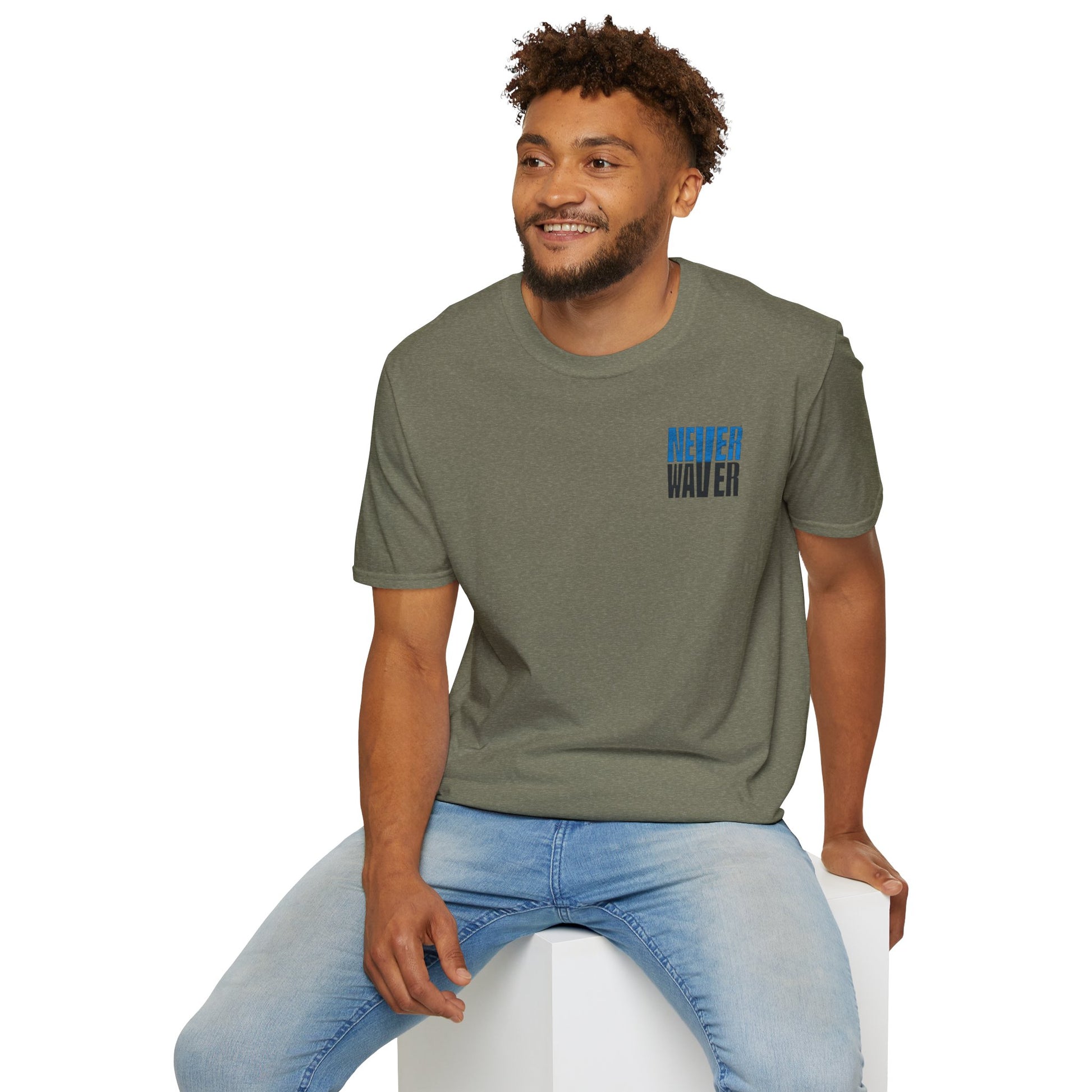 Carolina Fans Never Waver Unisex Softstyle T-Shirt - Never Waver