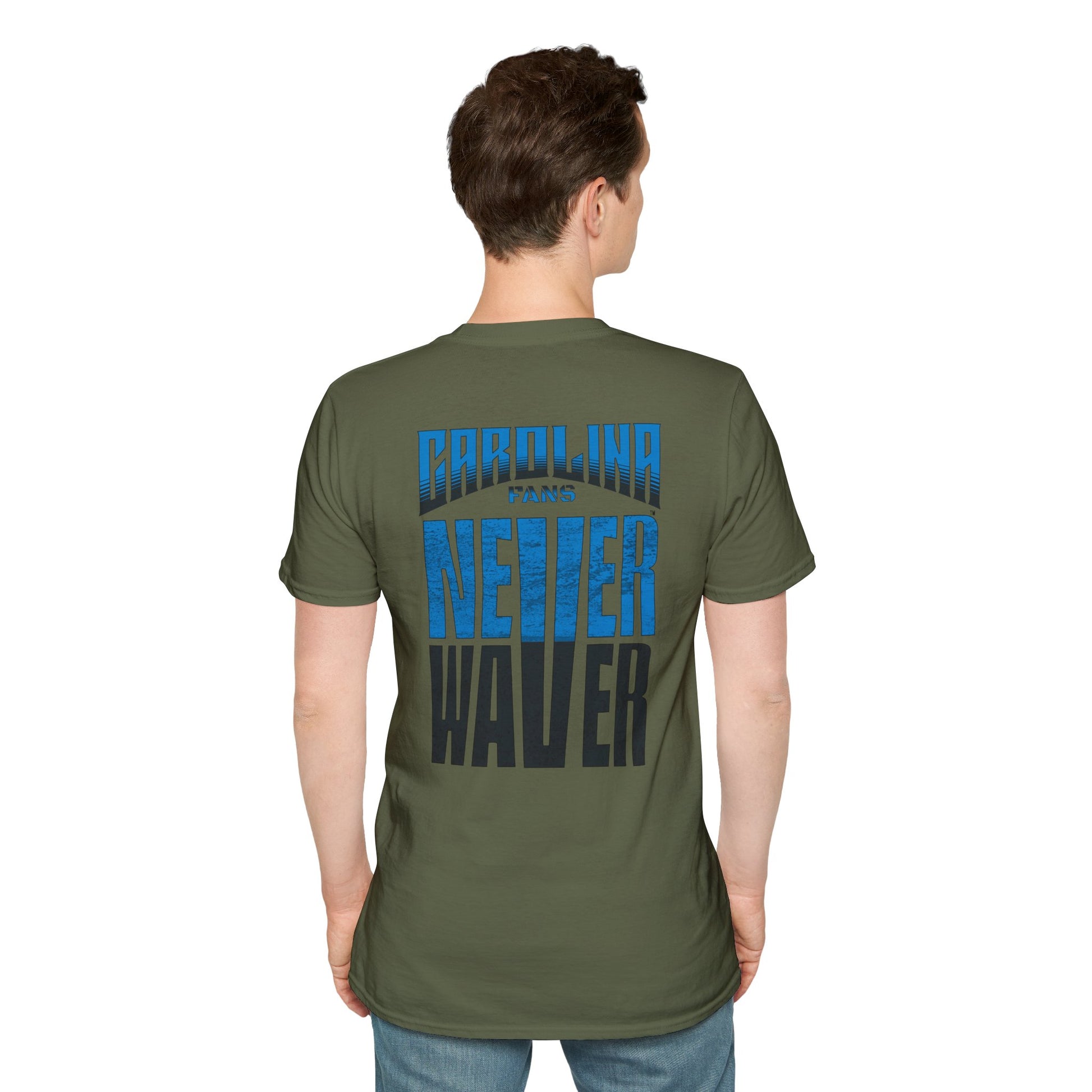 Carolina Fans Never Waver Unisex Softstyle T-Shirt - Never Waver