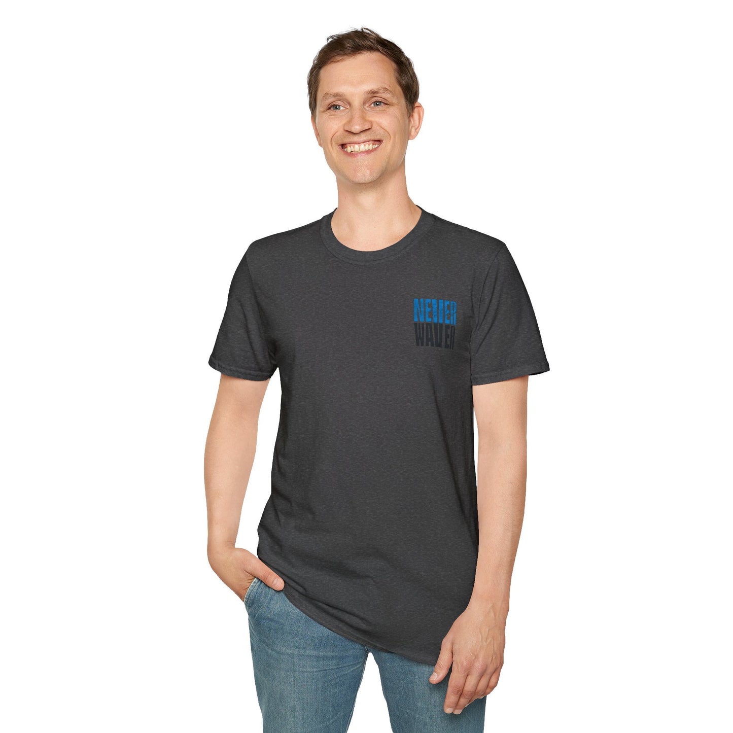 Carolina Fans Never Waver Unisex Softstyle T-Shirt - Never Waver