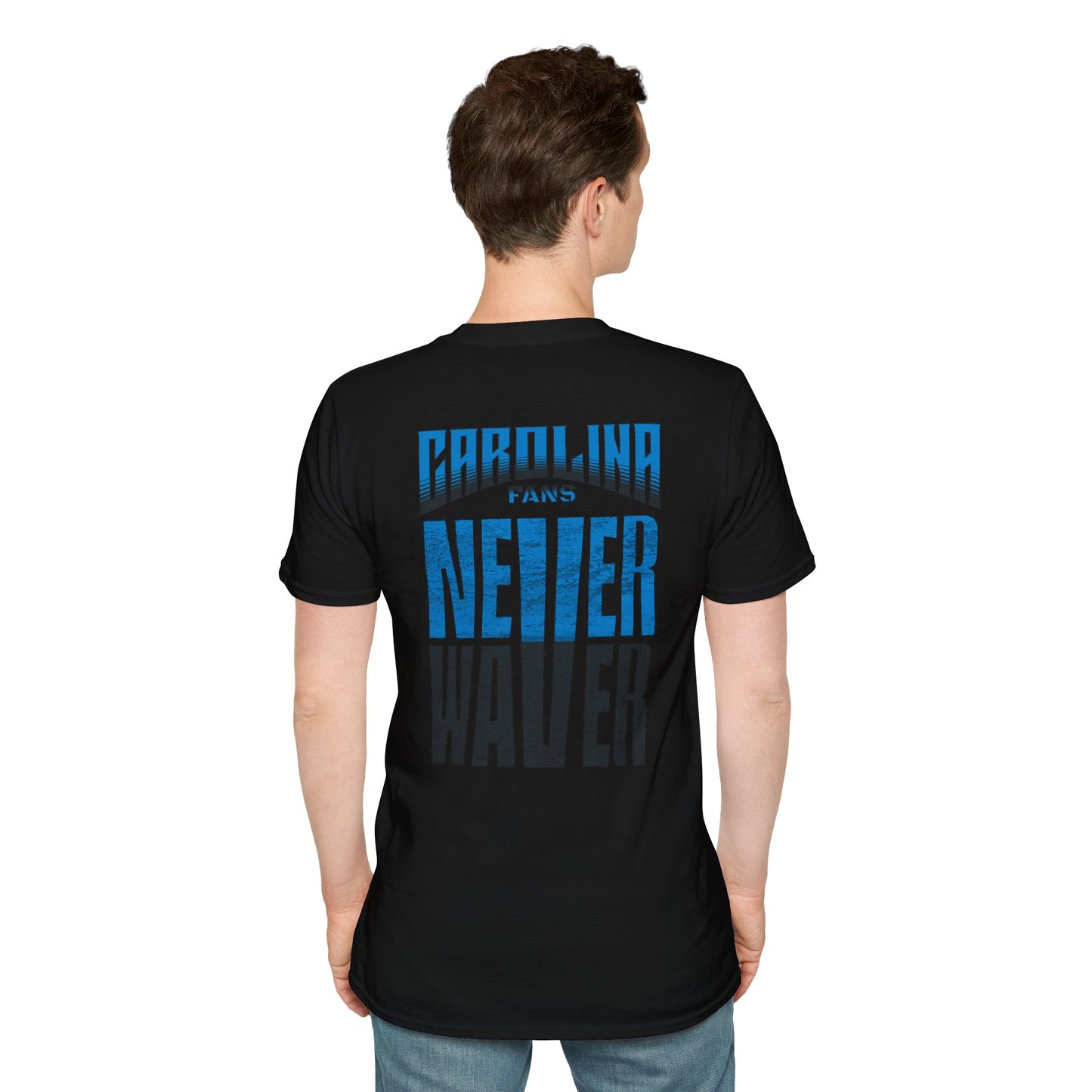 Carolina Fans Never Waver Unisex Softstyle T-Shirt - Never Waver