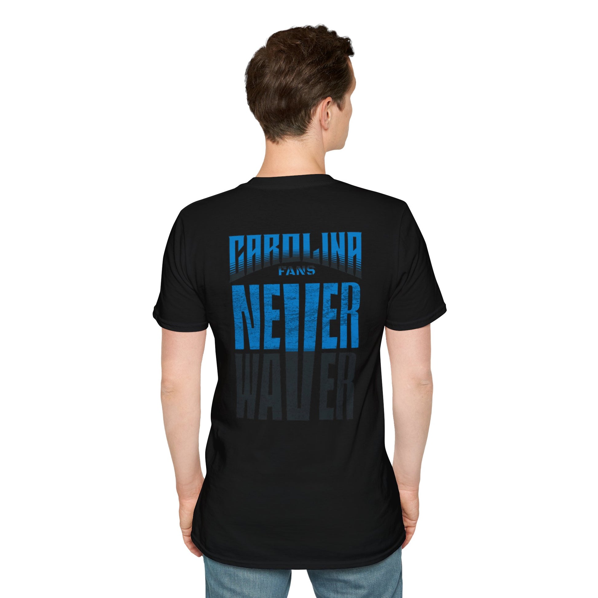 Carolina Fans Never Waver Unisex Softstyle T-Shirt - Never Waver