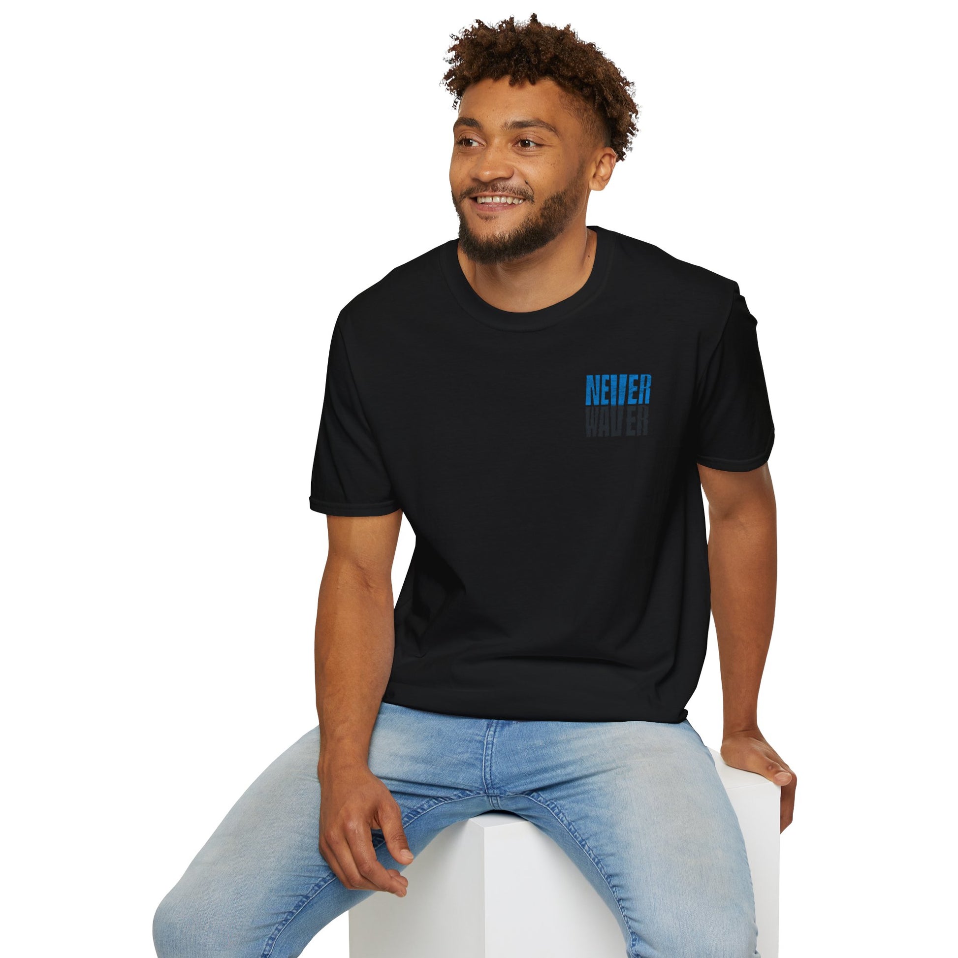 Carolina Fans Never Waver Unisex Softstyle T-Shirt - Never Waver