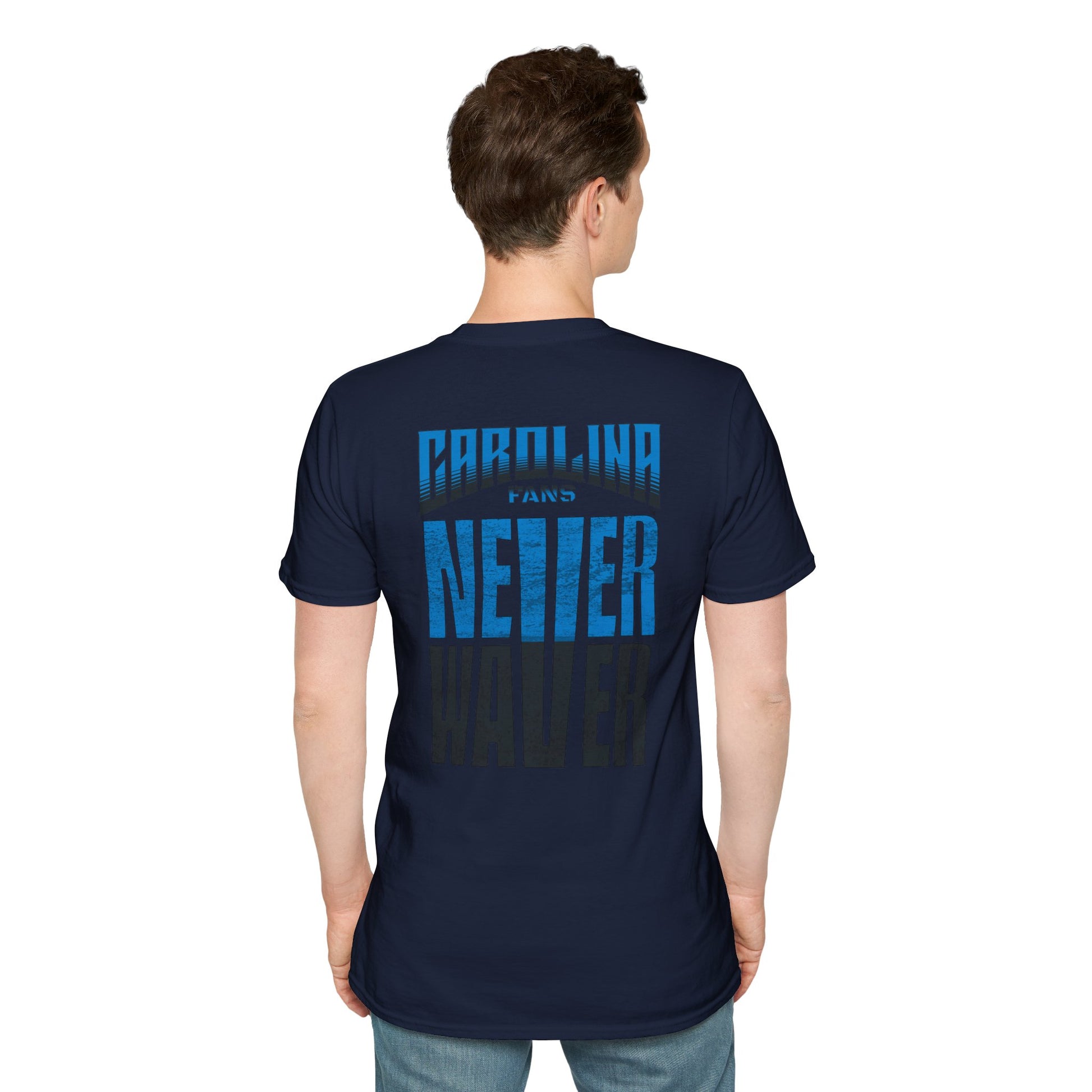 Carolina Fans Never Waver Unisex Softstyle T-Shirt - Never Waver
