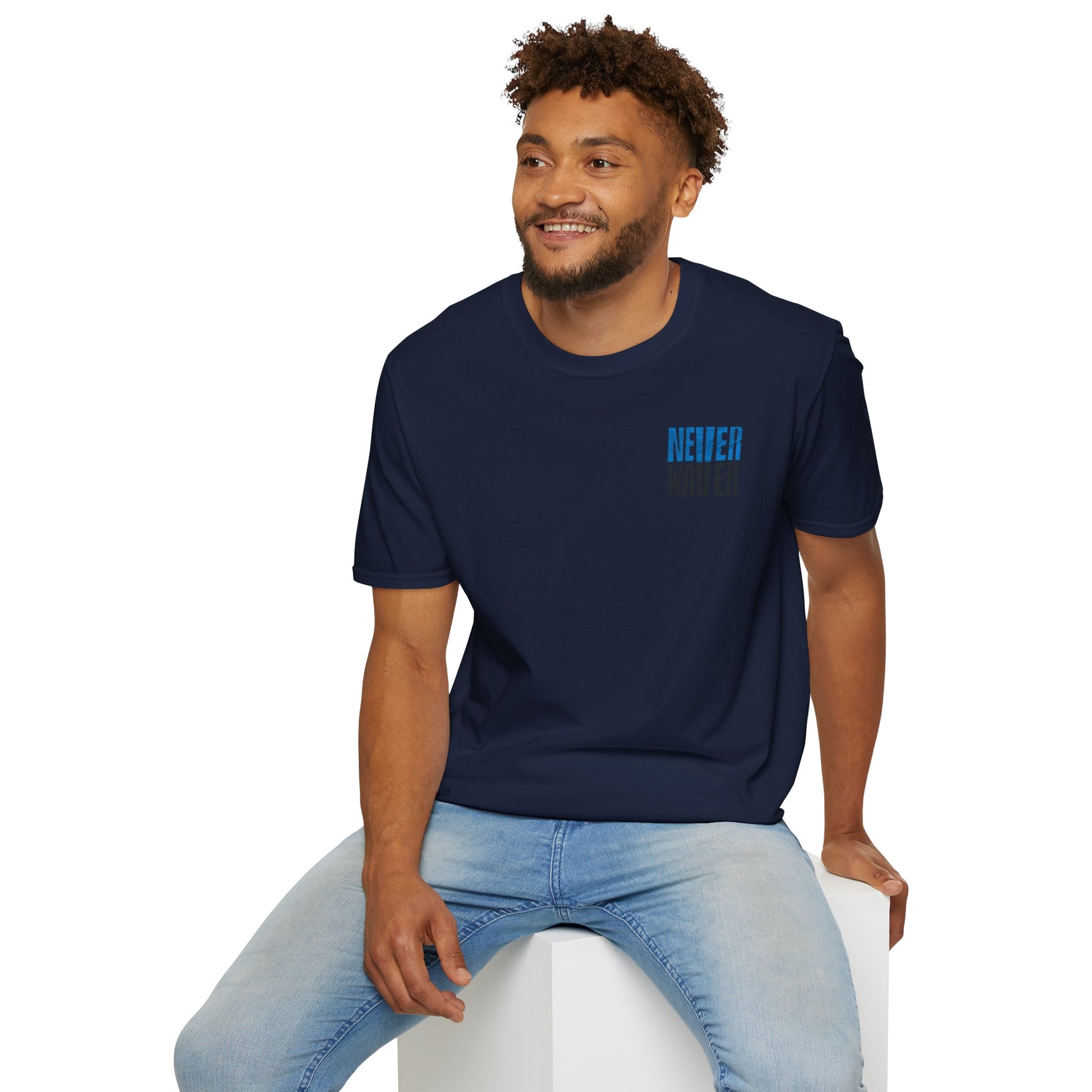 Carolina Fans Never Waver Unisex Softstyle T-Shirt - Never Waver