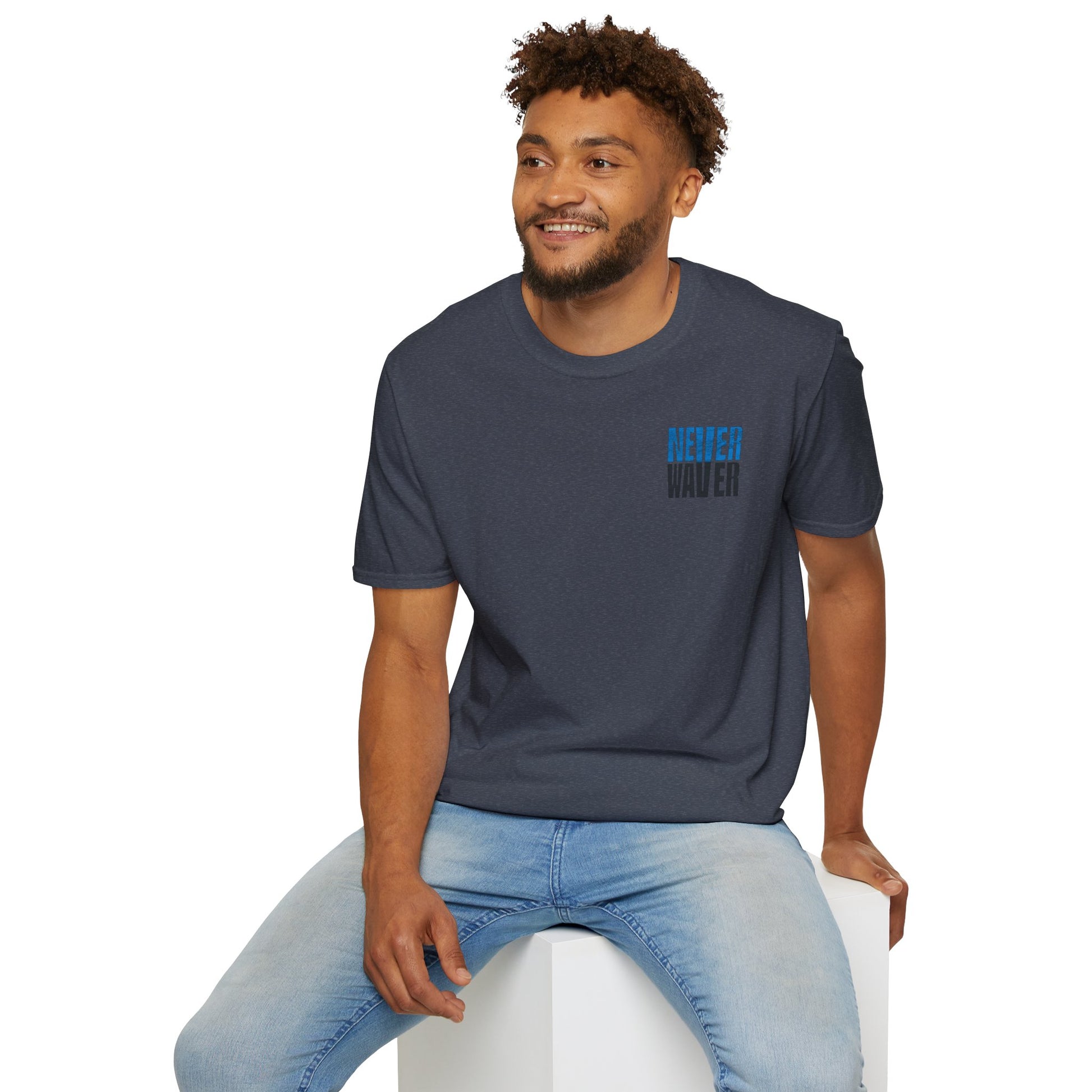 Carolina Fans Never Waver Unisex Softstyle T-Shirt - Never Waver