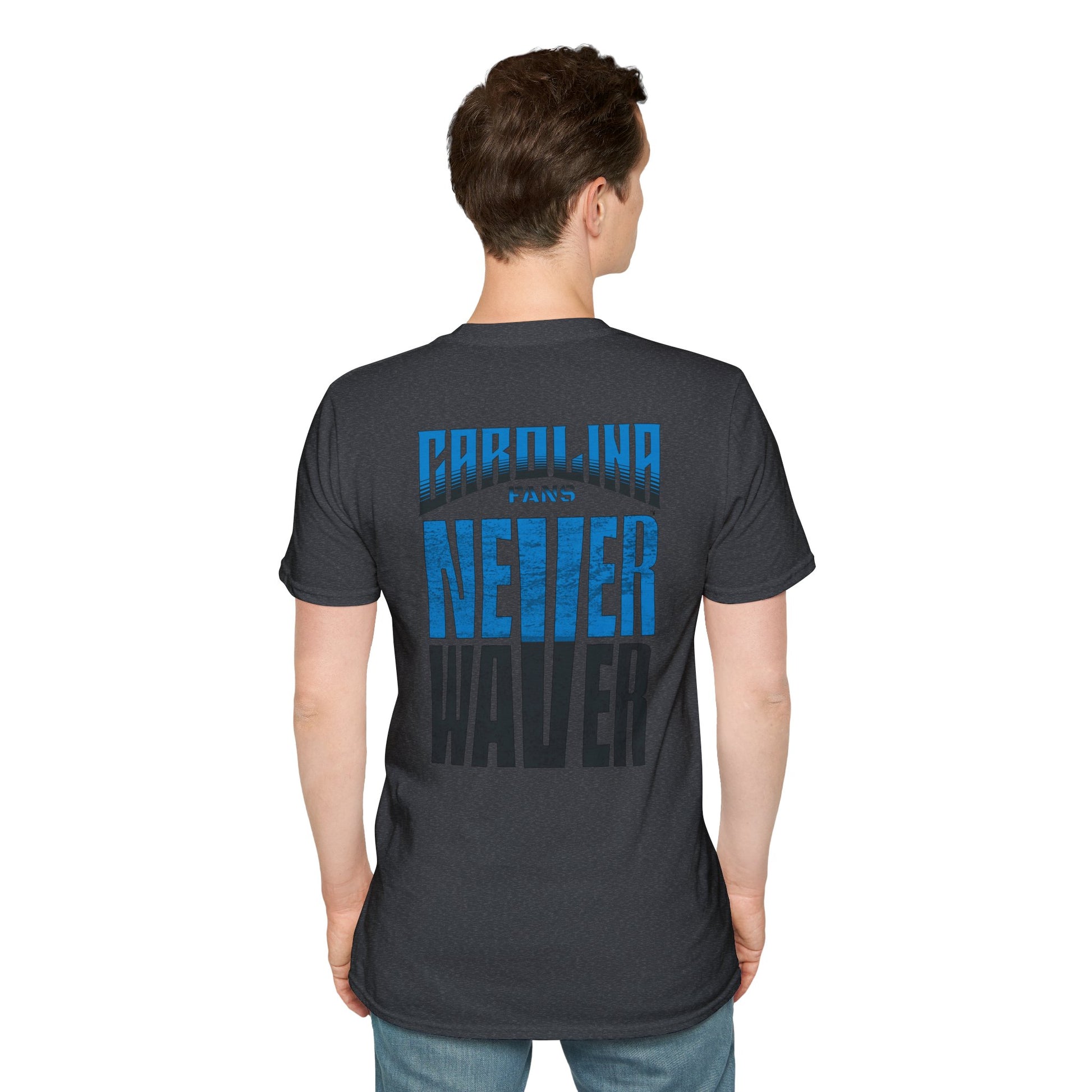 Carolina Fans Never Waver Unisex Softstyle T-Shirt - Never Waver