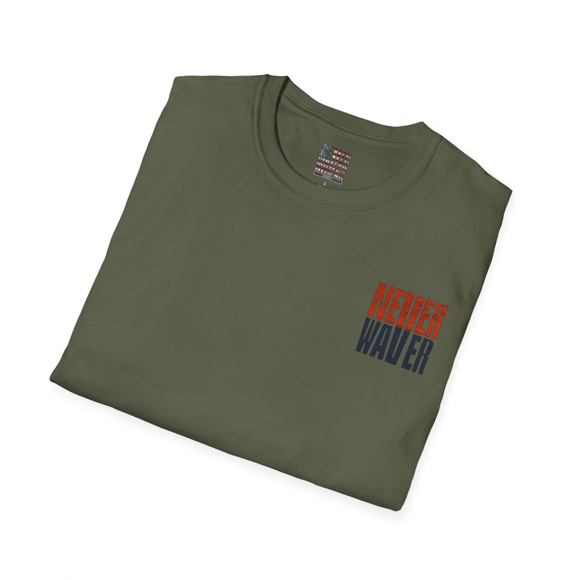 Chicago Fans Never Waver Unisex Softstyle T-Shirt - Never Waver