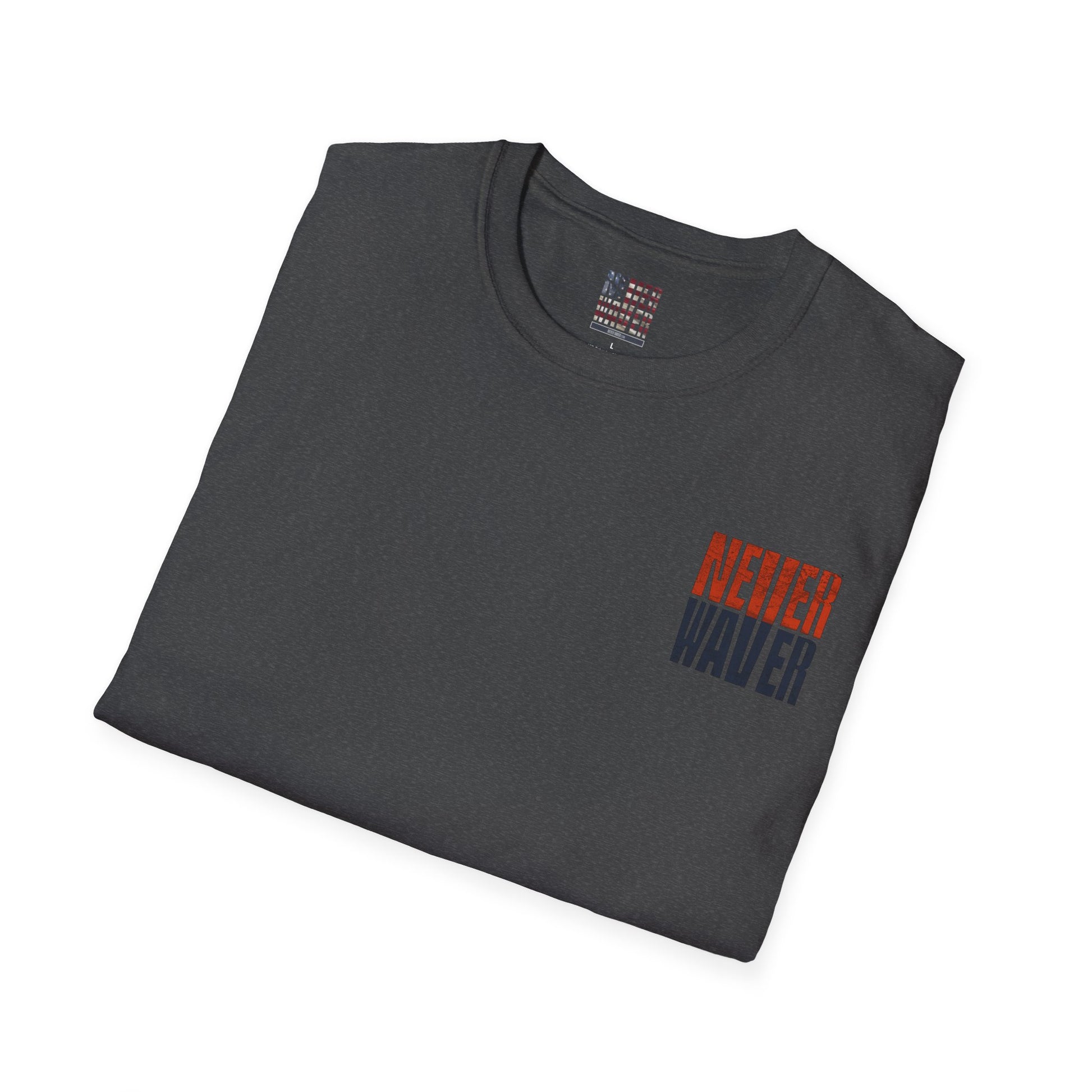 Chicago Fans Never Waver Unisex Softstyle T-Shirt - Never Waver
