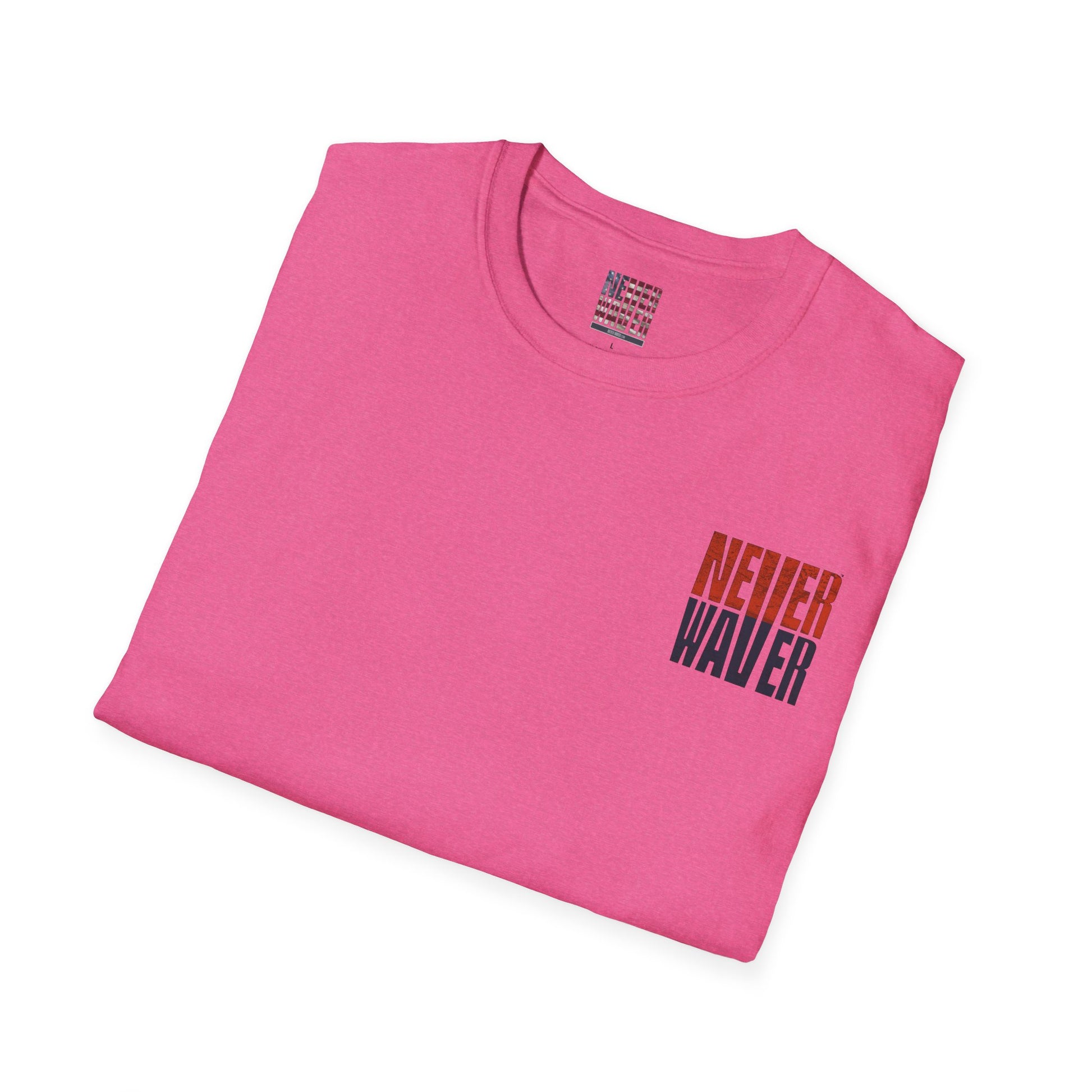 Chicago Fans Never Waver Unisex Softstyle T-Shirt - Never Waver