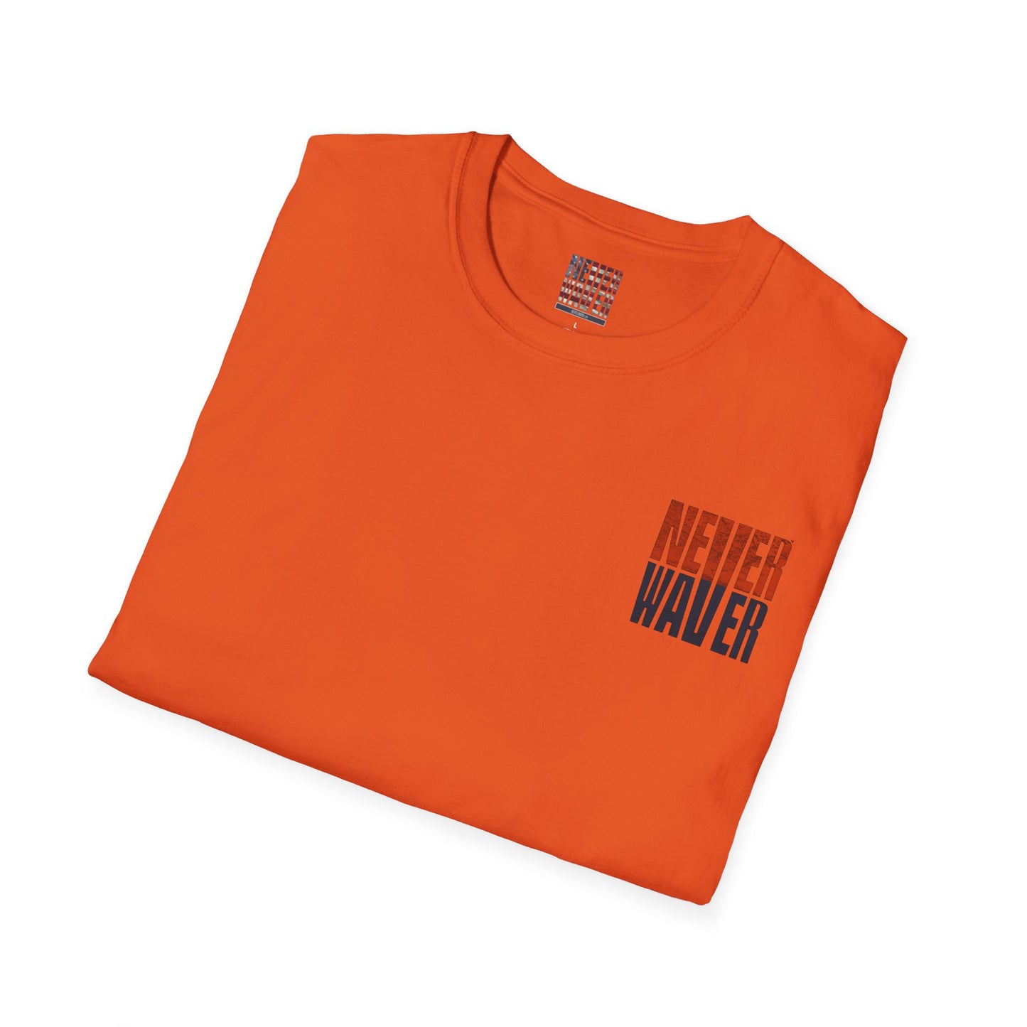 Chicago Fans Never Waver Unisex Softstyle T-Shirt - Never Waver
