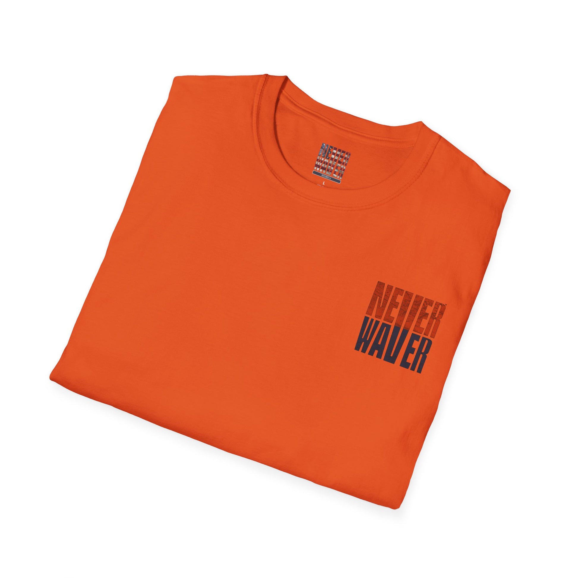 Chicago Fans Never Waver Unisex Softstyle T-Shirt - Never Waver