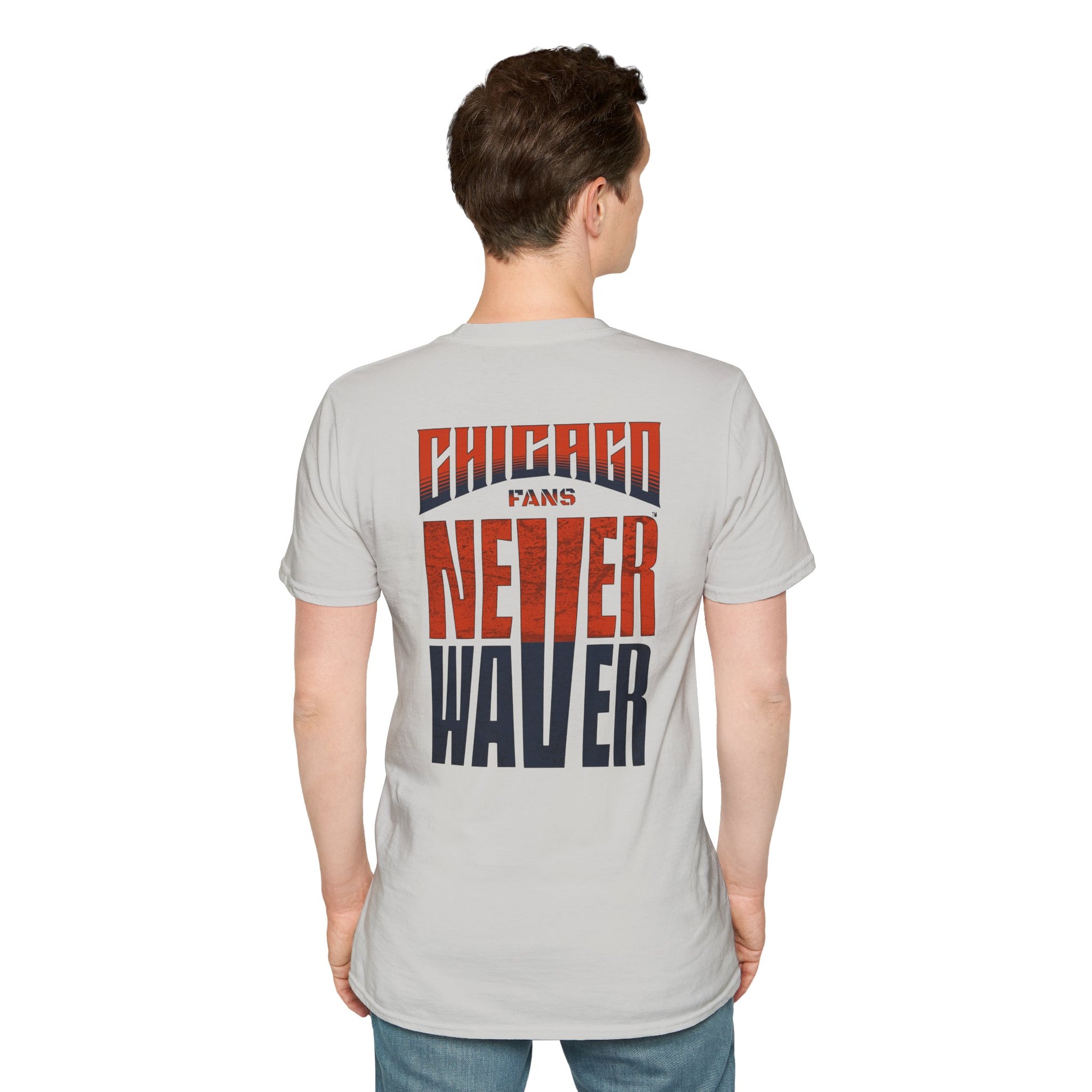 Chicago Fans Never Waver Unisex Softstyle T-Shirt - Never Waver