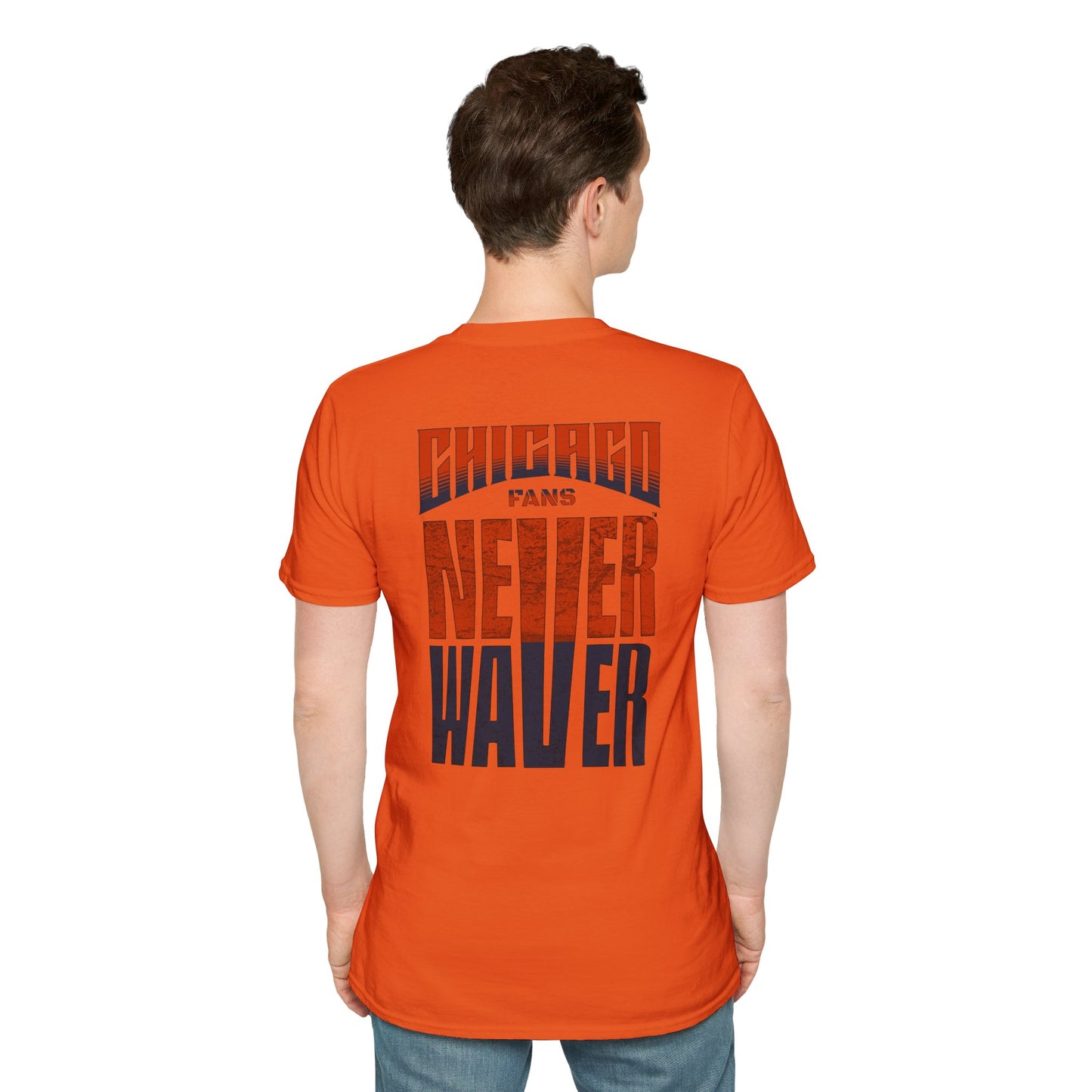 Chicago Fans Never Waver Unisex Softstyle T-Shirt - Never Waver