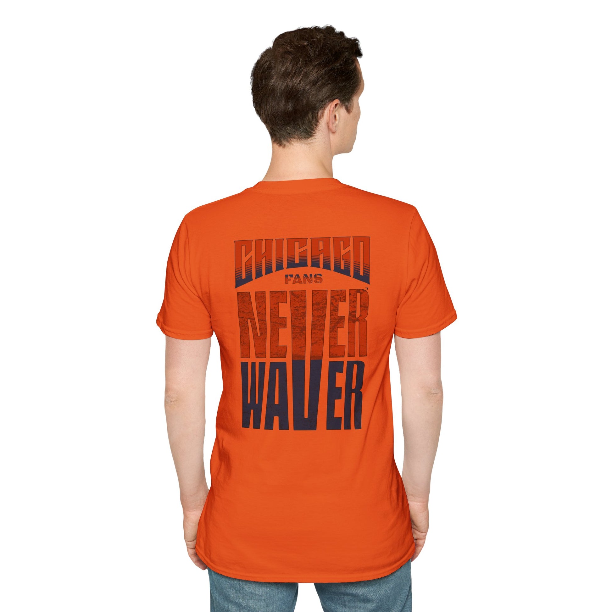 Chicago Fans Never Waver Unisex Softstyle T-Shirt - Never Waver