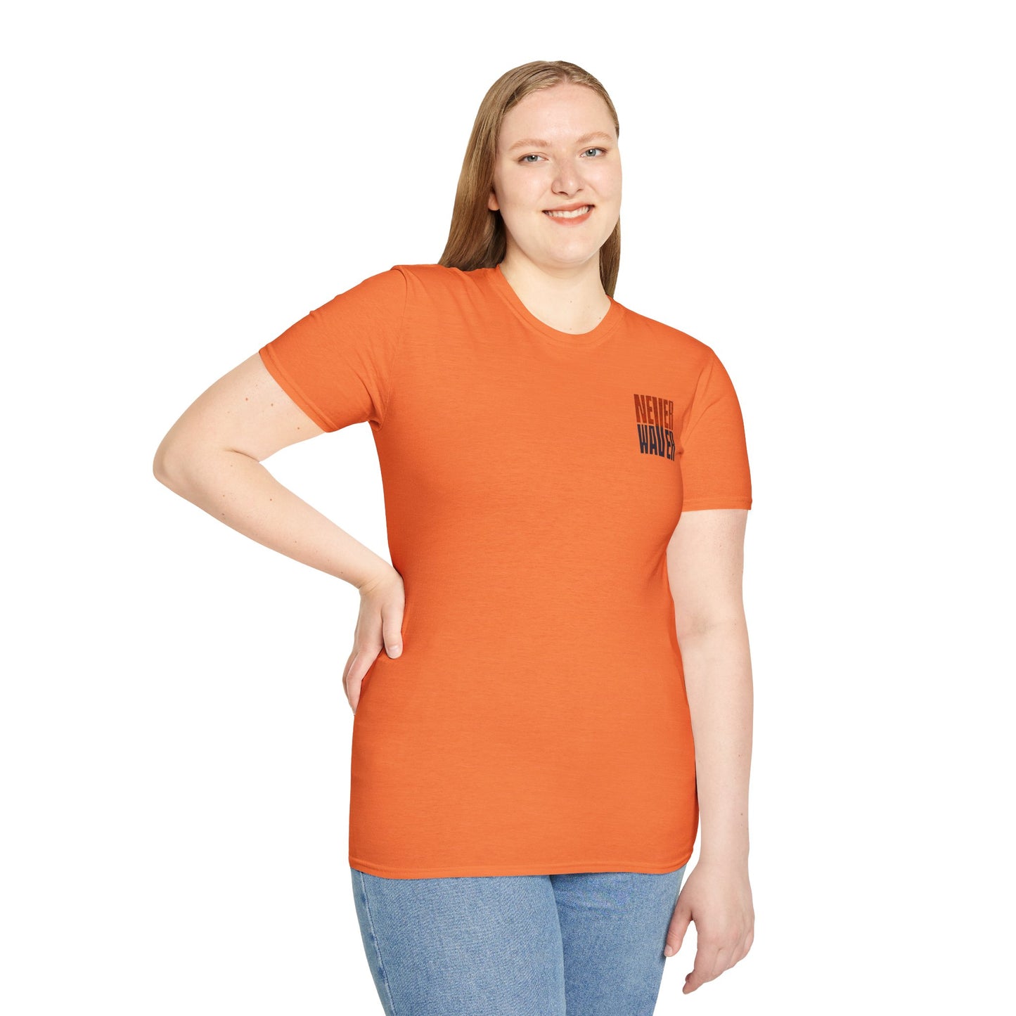 Chicago Fans Never Waver Unisex Softstyle T-Shirt - Never Waver