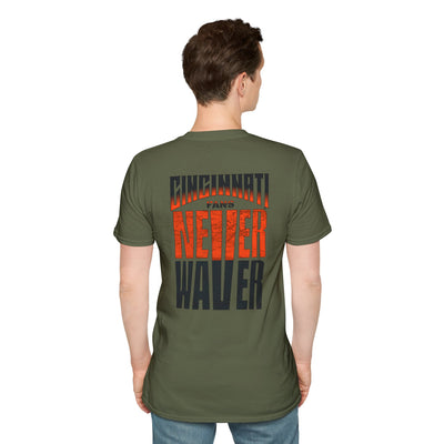 Cincinnati Fans Never Waver Unisex Softstyle T-Shirt - Never Waver
