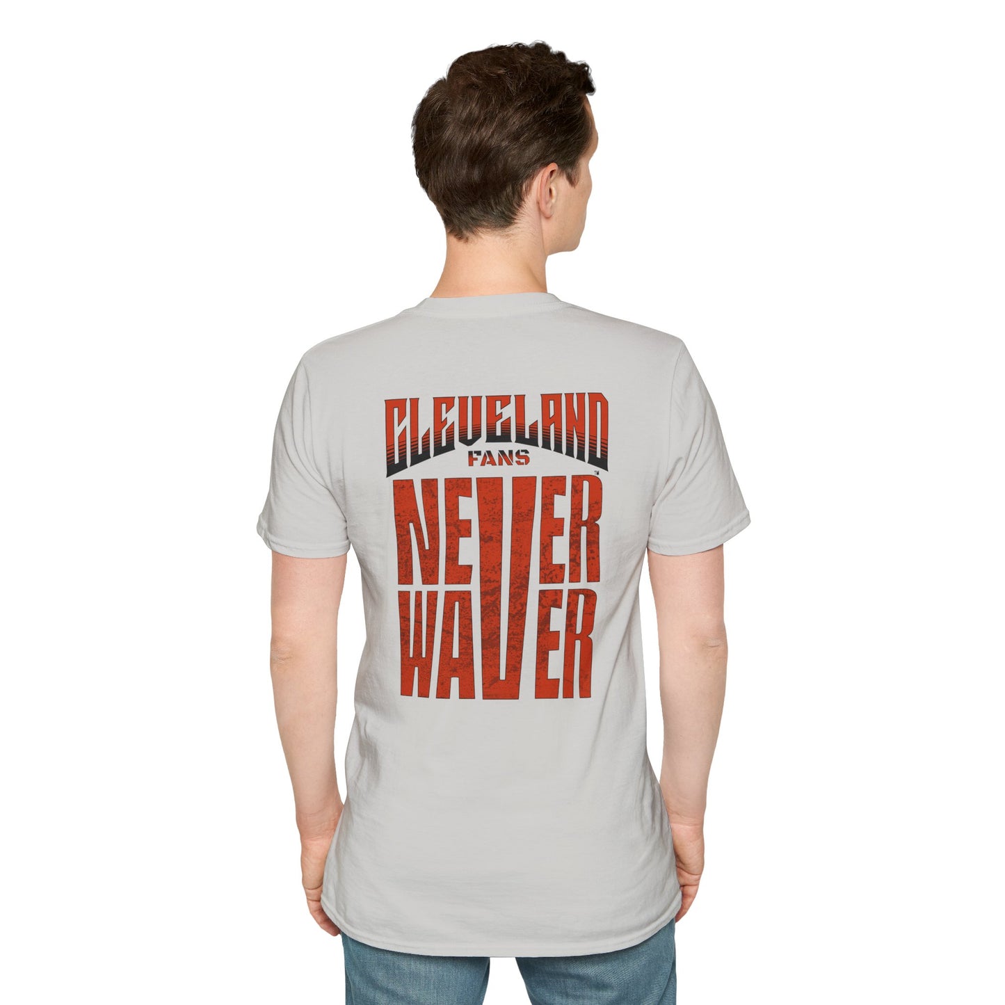 Cleveland Fans Never Waver Unisex Softstyle T-Shirt - Never Waver