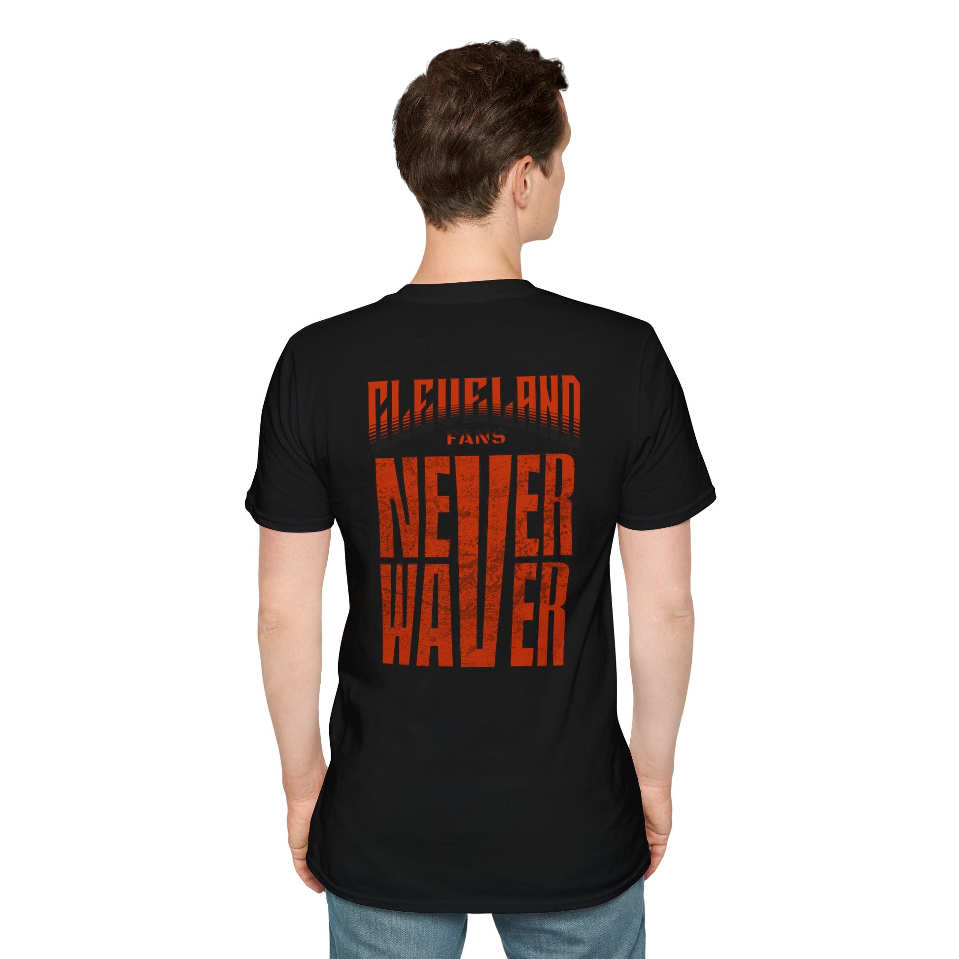 Cleveland Fans Never Waver Unisex Softstyle T-Shirt - Never Waver