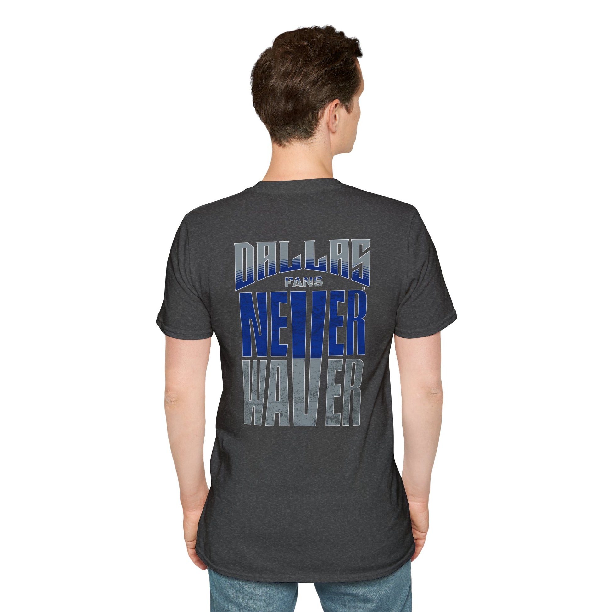 Dallas Fans Never Waver Unisex Softstyle T-Shirt - Never Waver