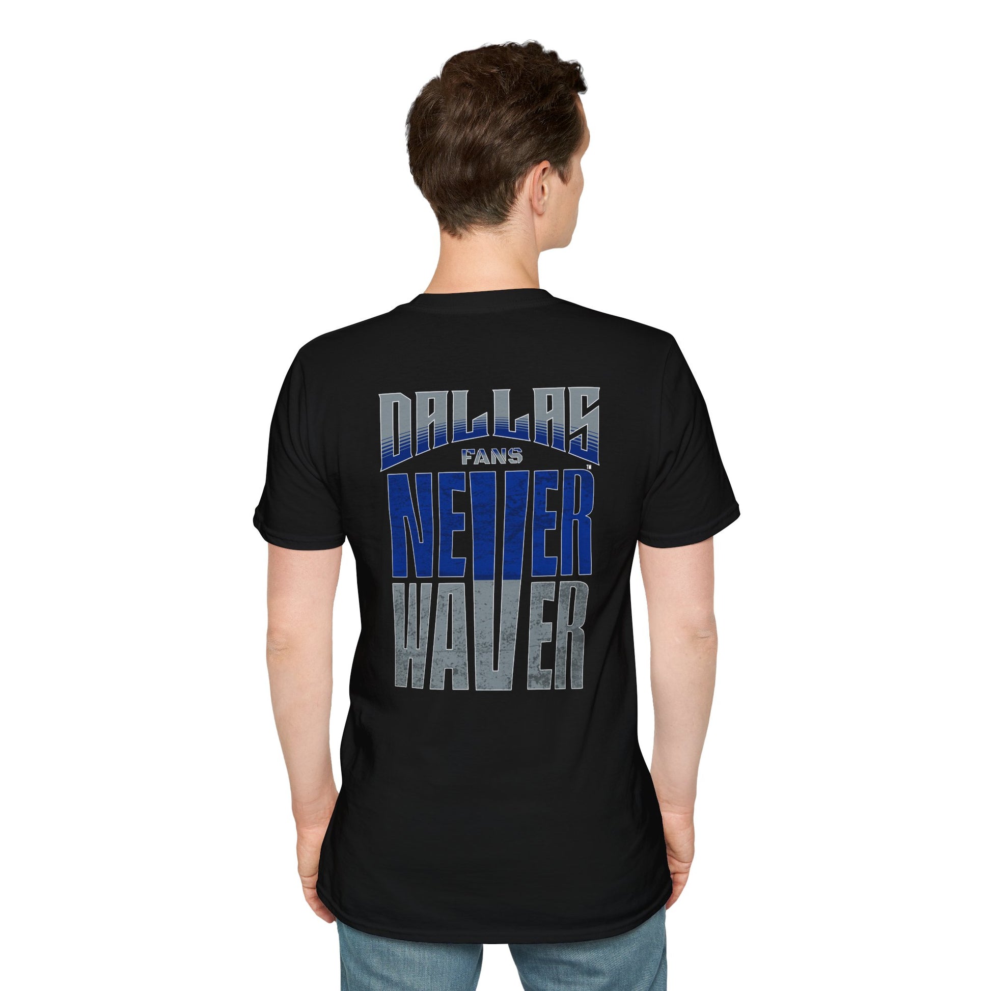 Dallas Fans Never Waver Unisex Softstyle T-Shirt - Never Waver