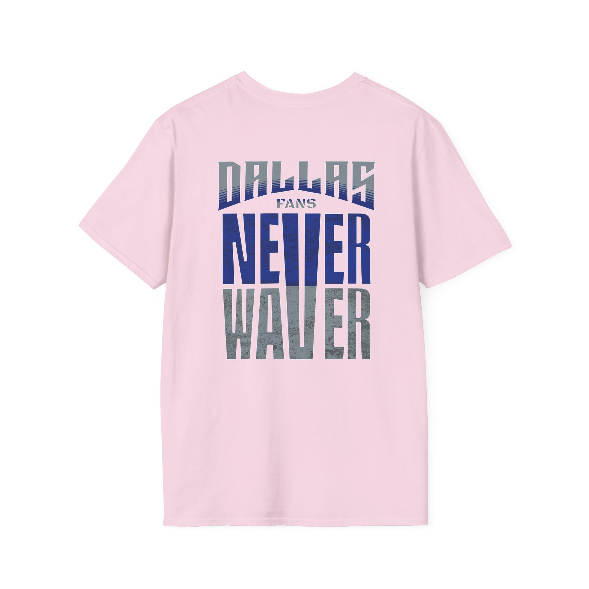 Dallas Fans Never Waver Unisex Softstyle T-Shirt - Never Waver
