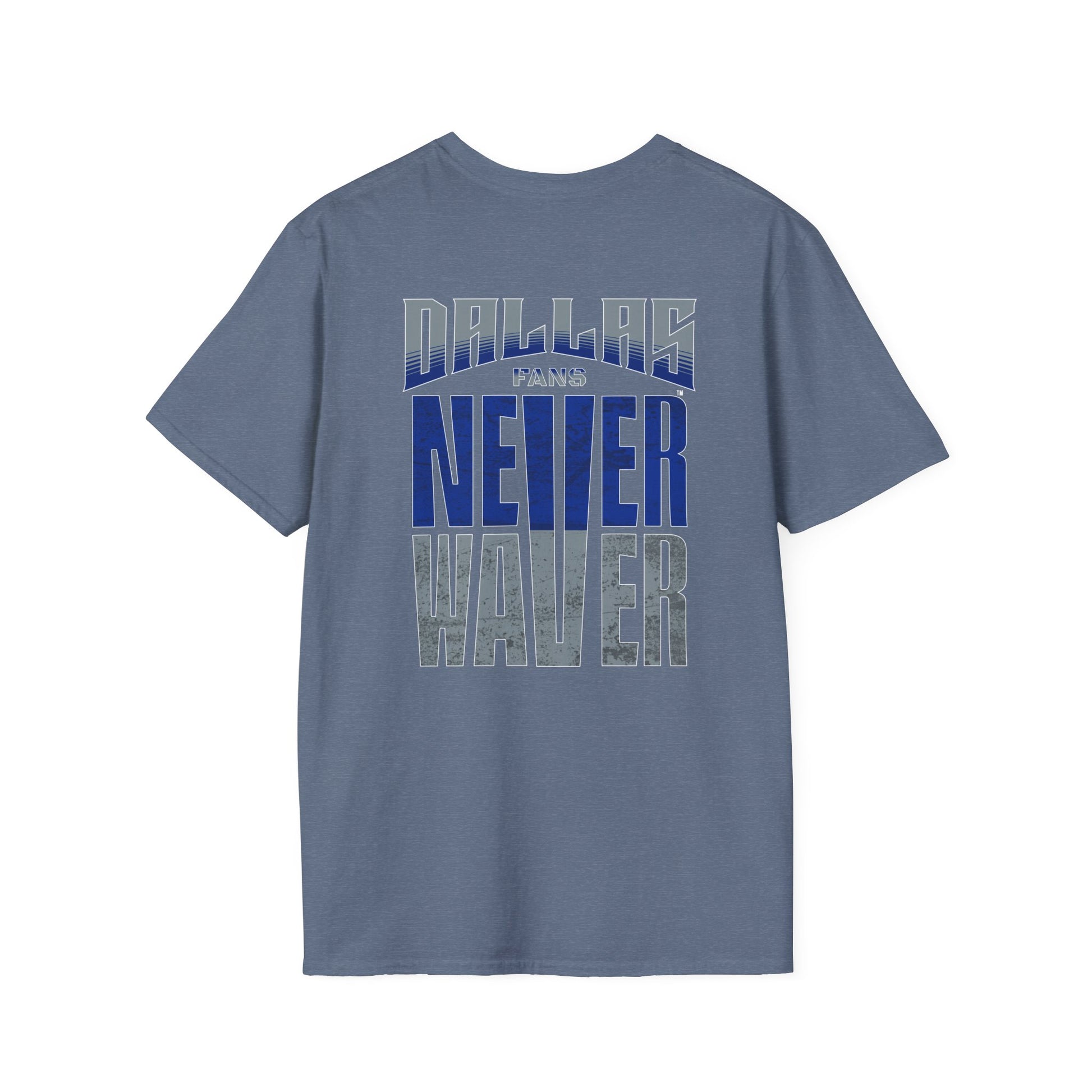Dallas Fans Never Waver Unisex Softstyle T-Shirt - Never Waver