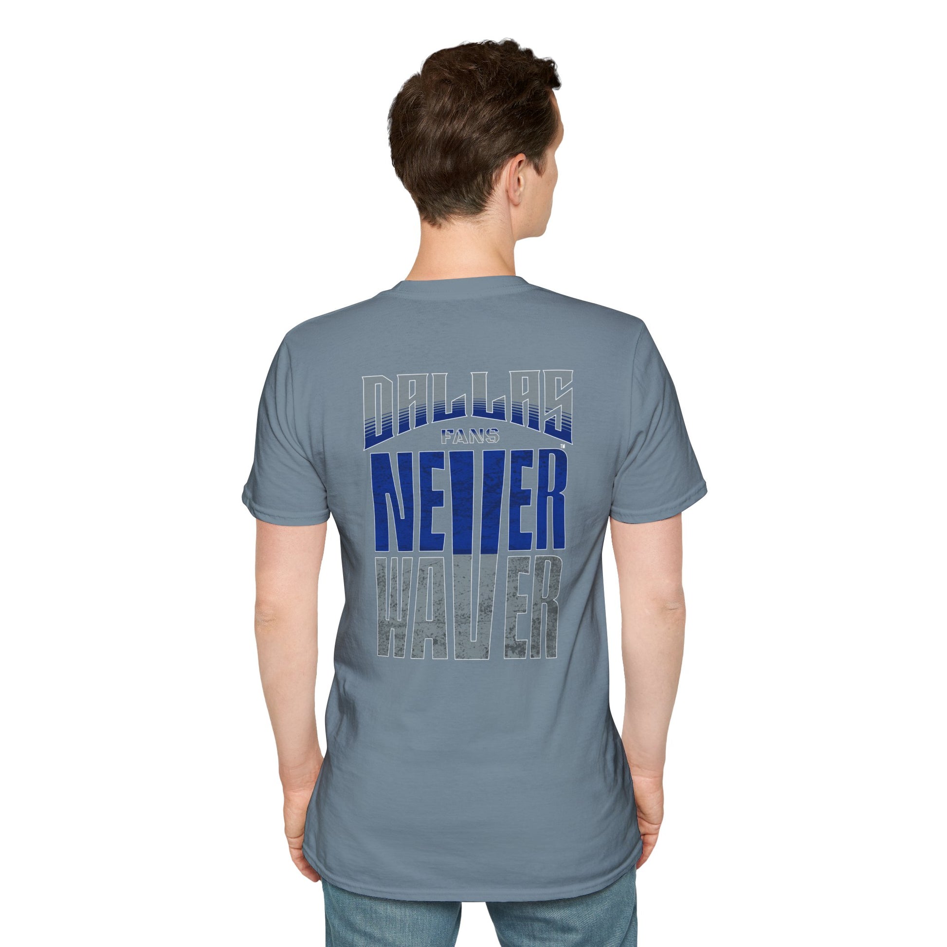 Dallas Fans Never Waver Unisex Softstyle T-Shirt - Never Waver