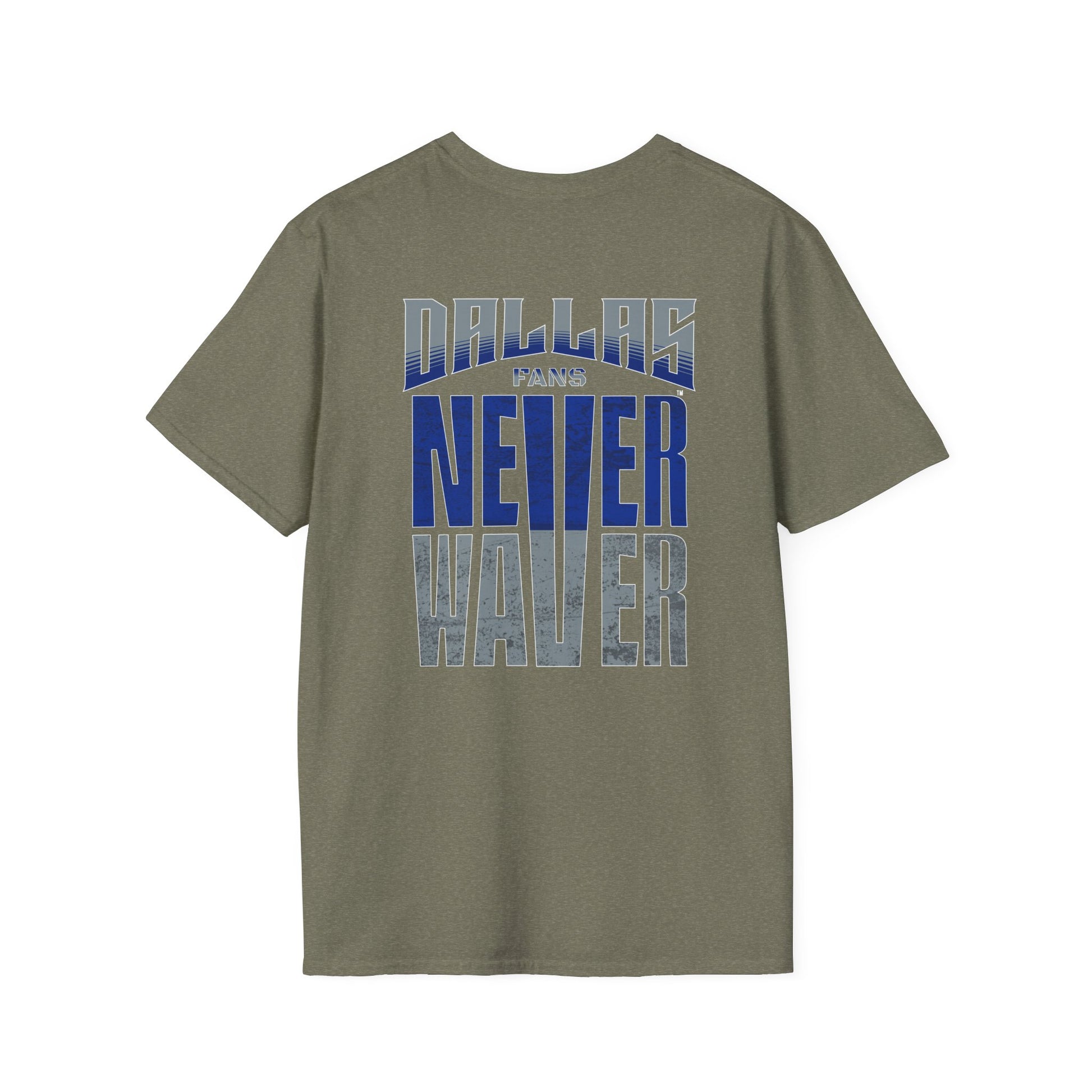 Dallas Fans Never Waver Unisex Softstyle T-Shirt - Never Waver