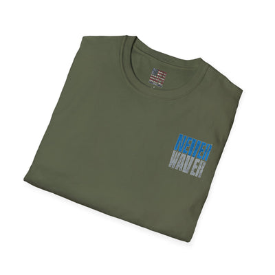 Detroit Fans Never Waver Unisex Softstyle T-Shirt - Never Waver